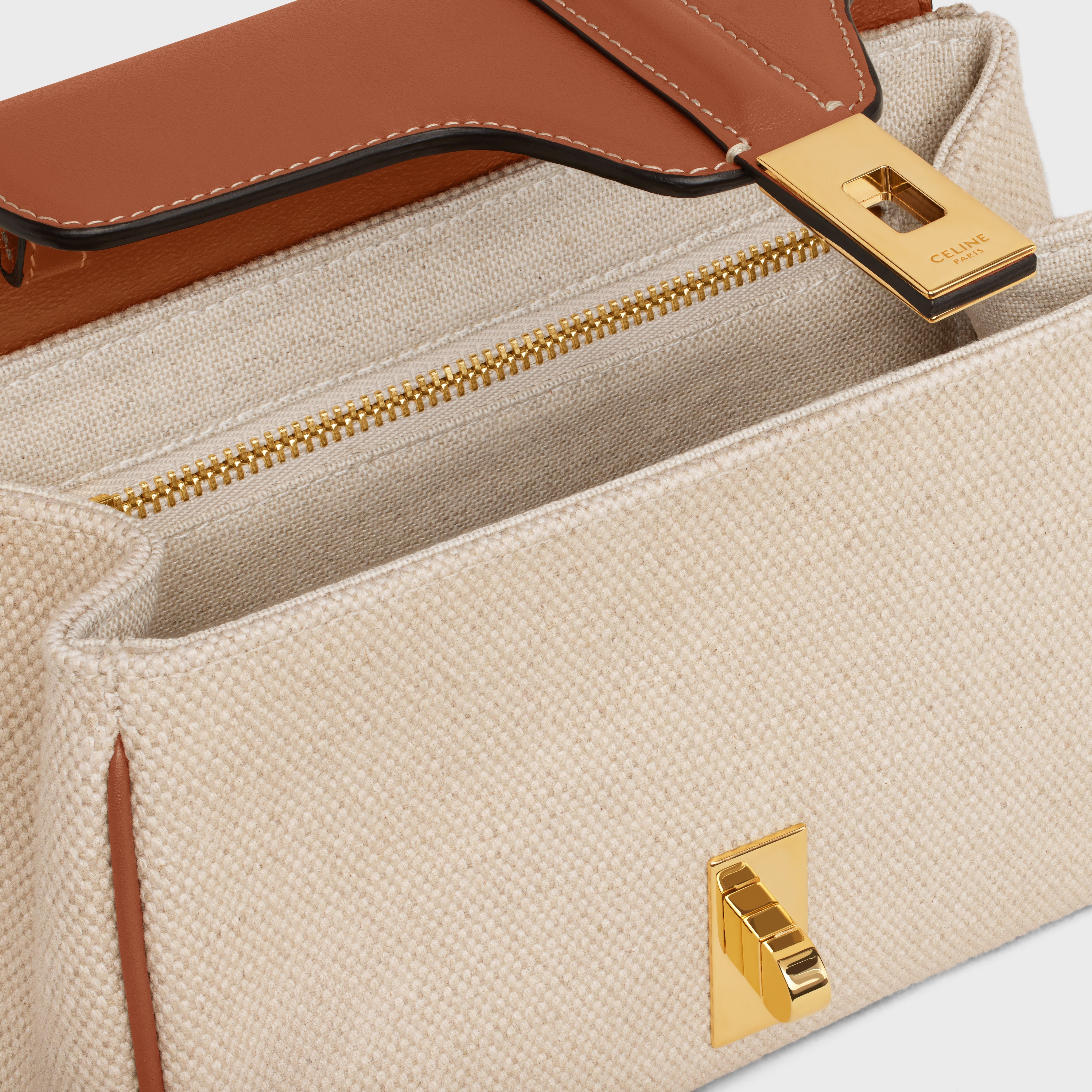 MINI SOFT 16 in TEXTILE AND CALFSKIN - 4