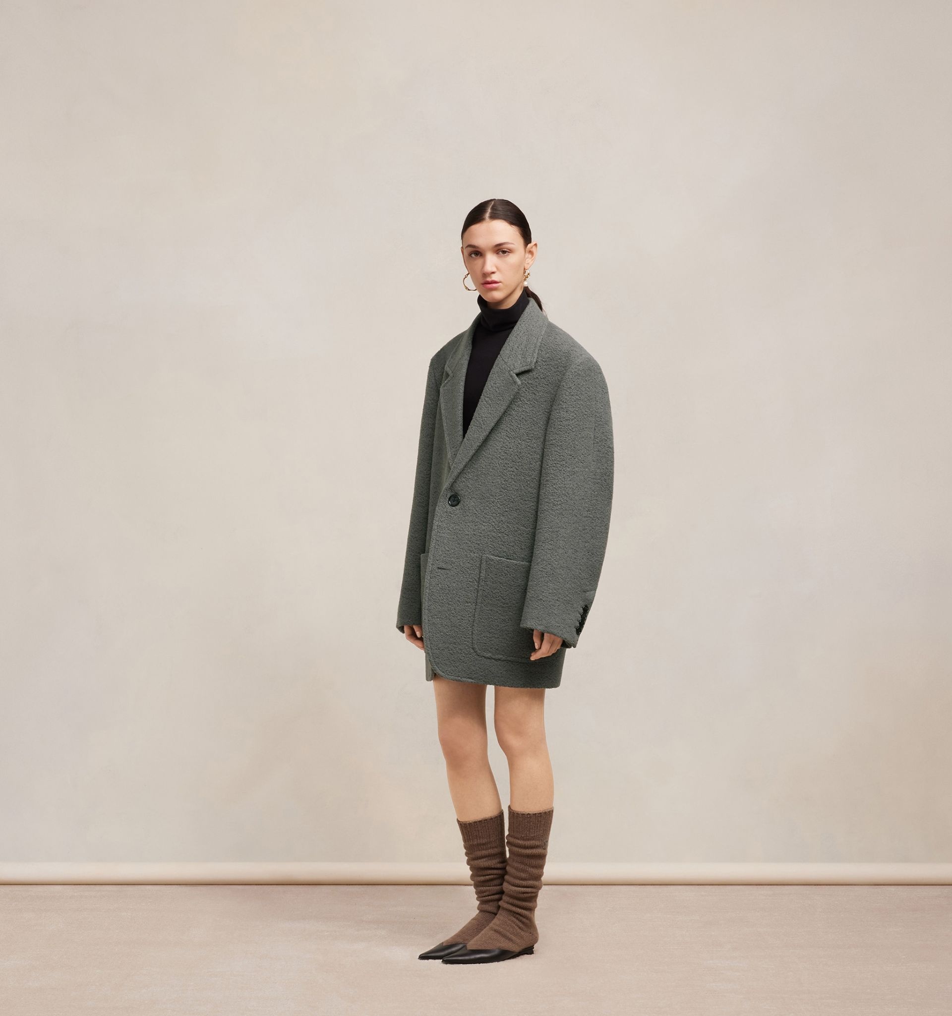 Two Buttons Coat - 4
