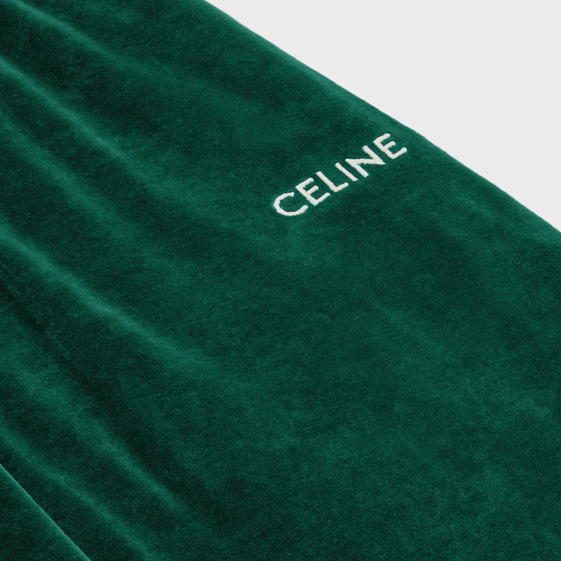Celine velvet jersey track pants 4