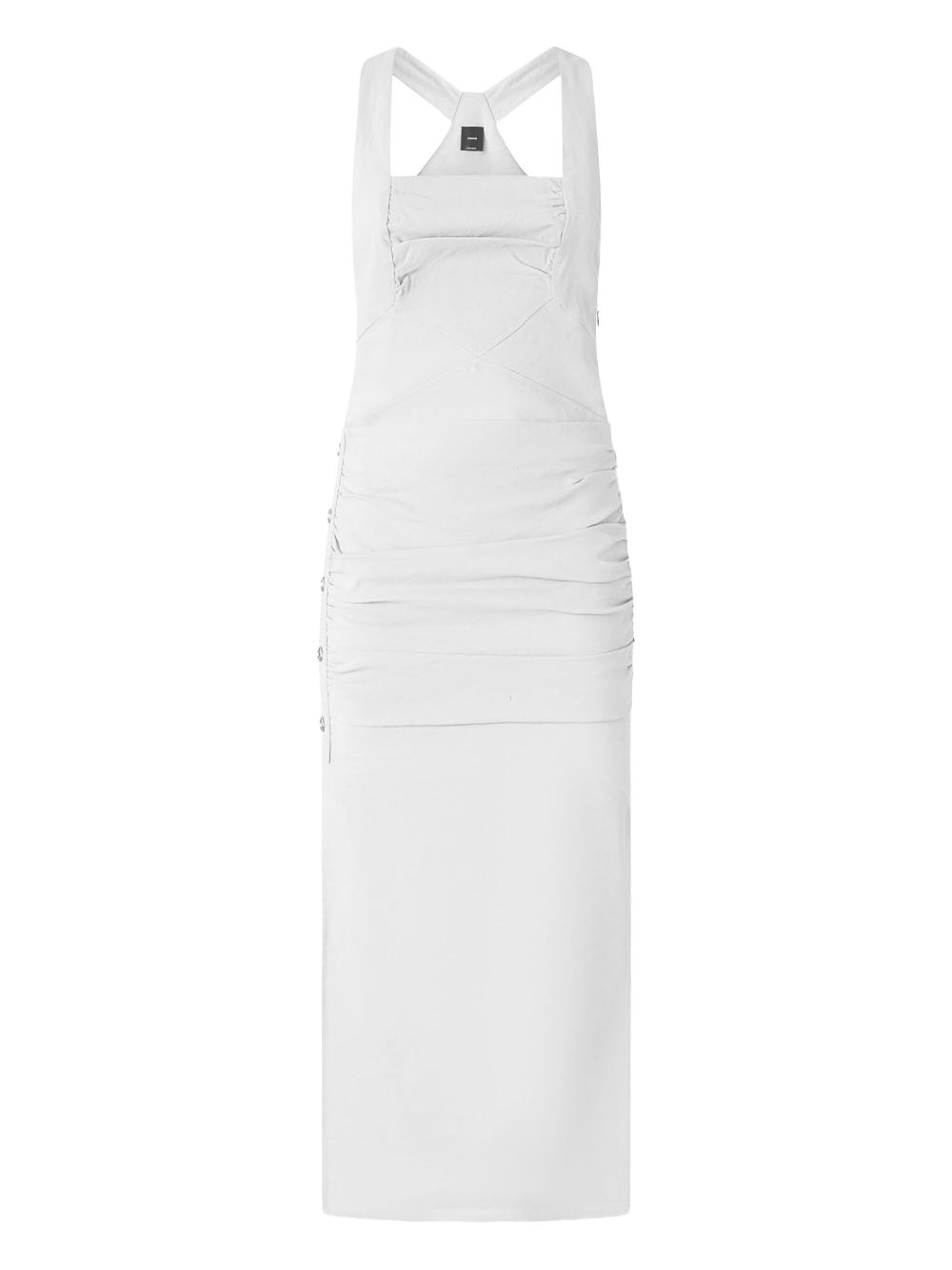 cross-back gathered dress - 2