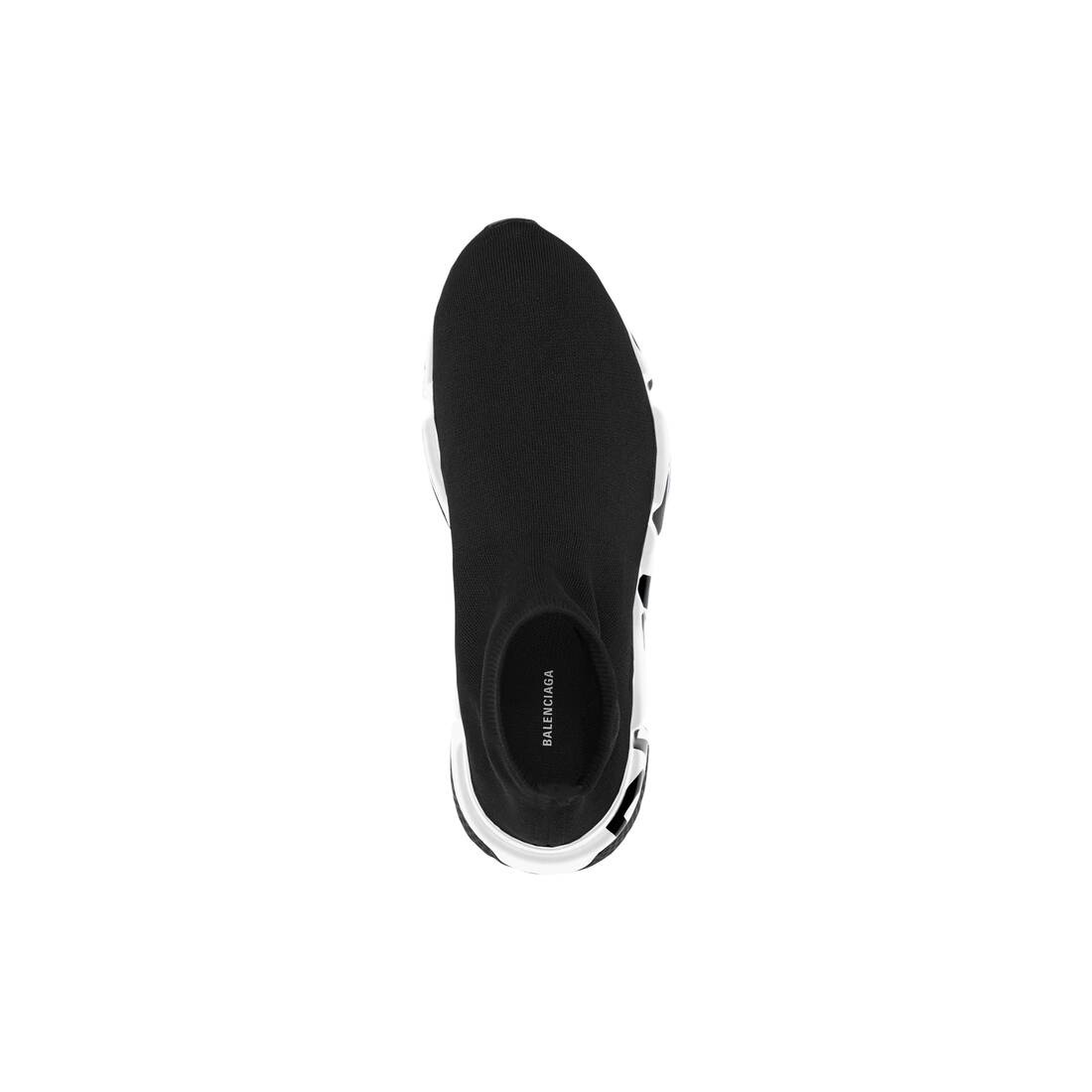 Women's Speed Graffiti Sneaker in Black/white - 4