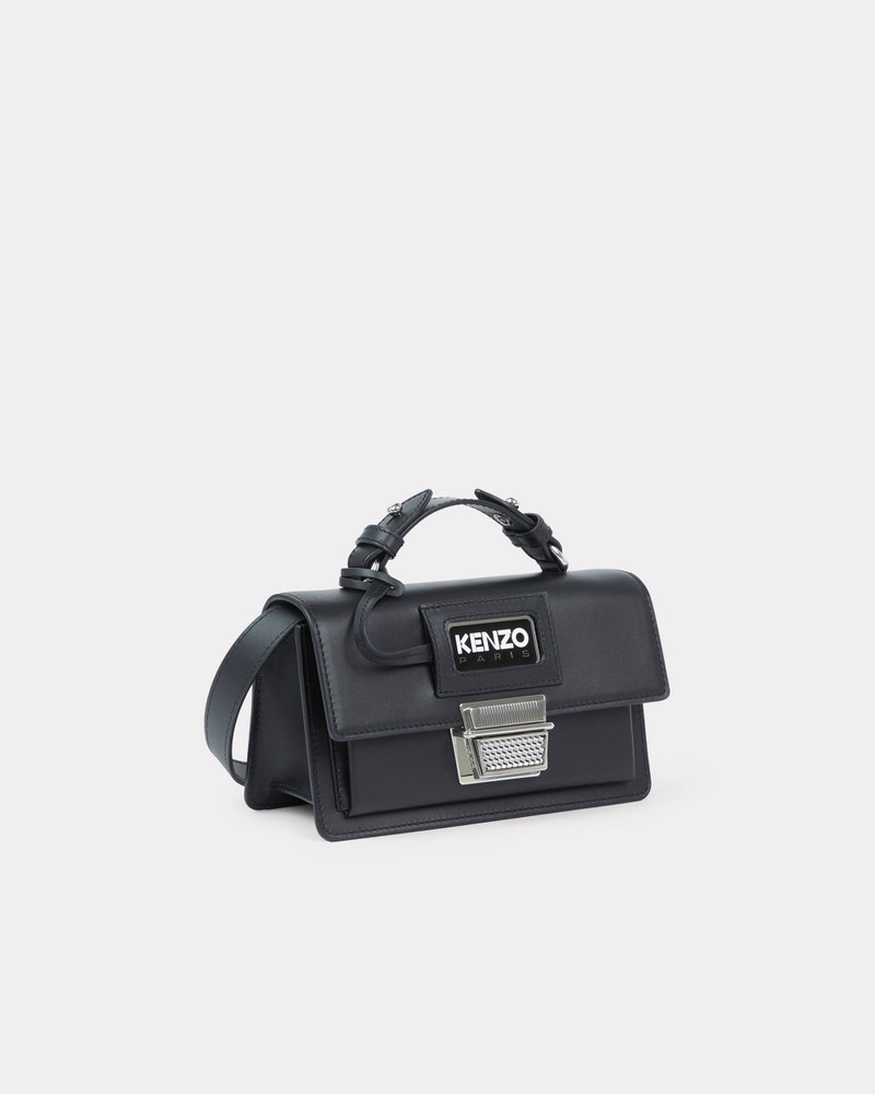 'Rue Vivienne' miniature leather bag with strap 1