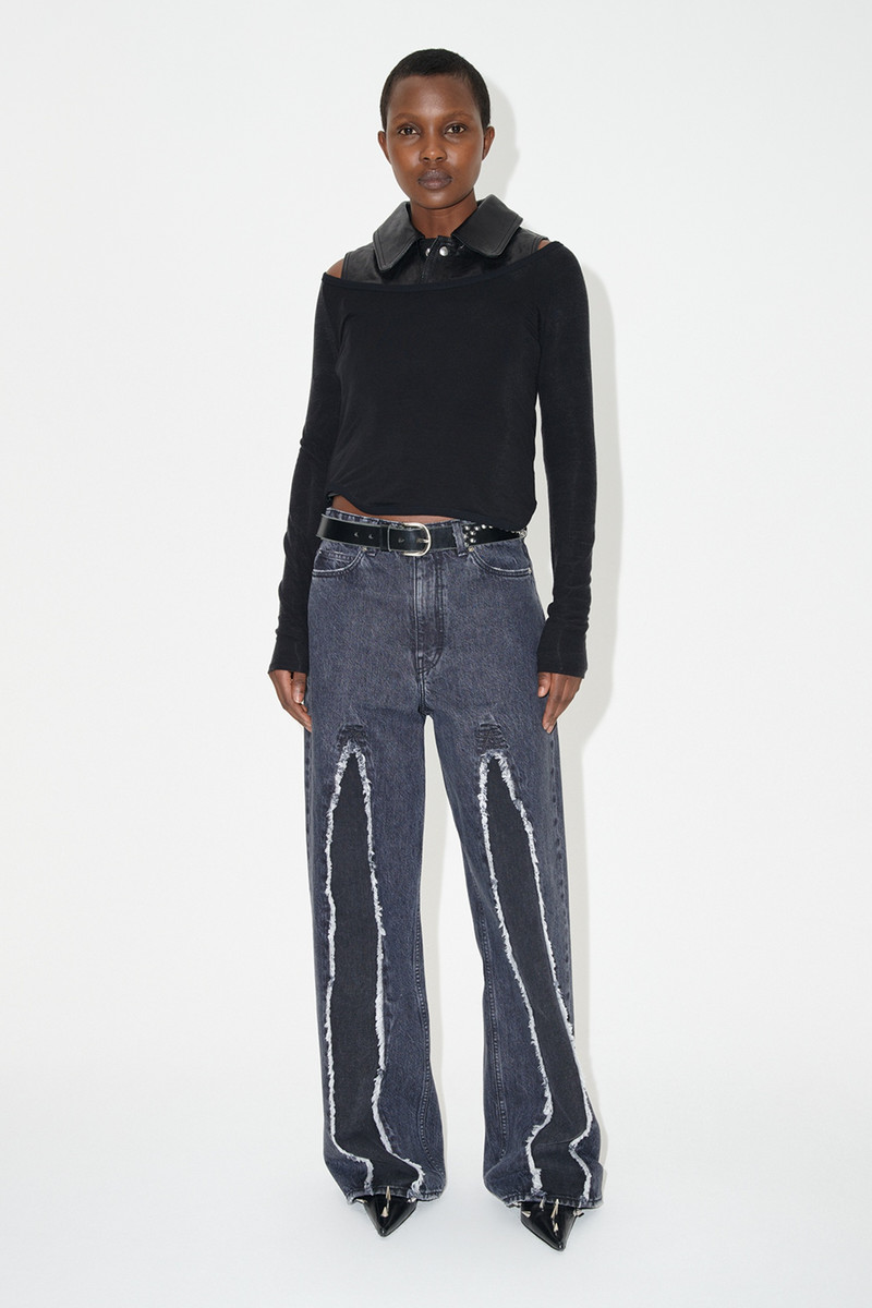 Our Legacy Full Cut Black Slash Denim outlook