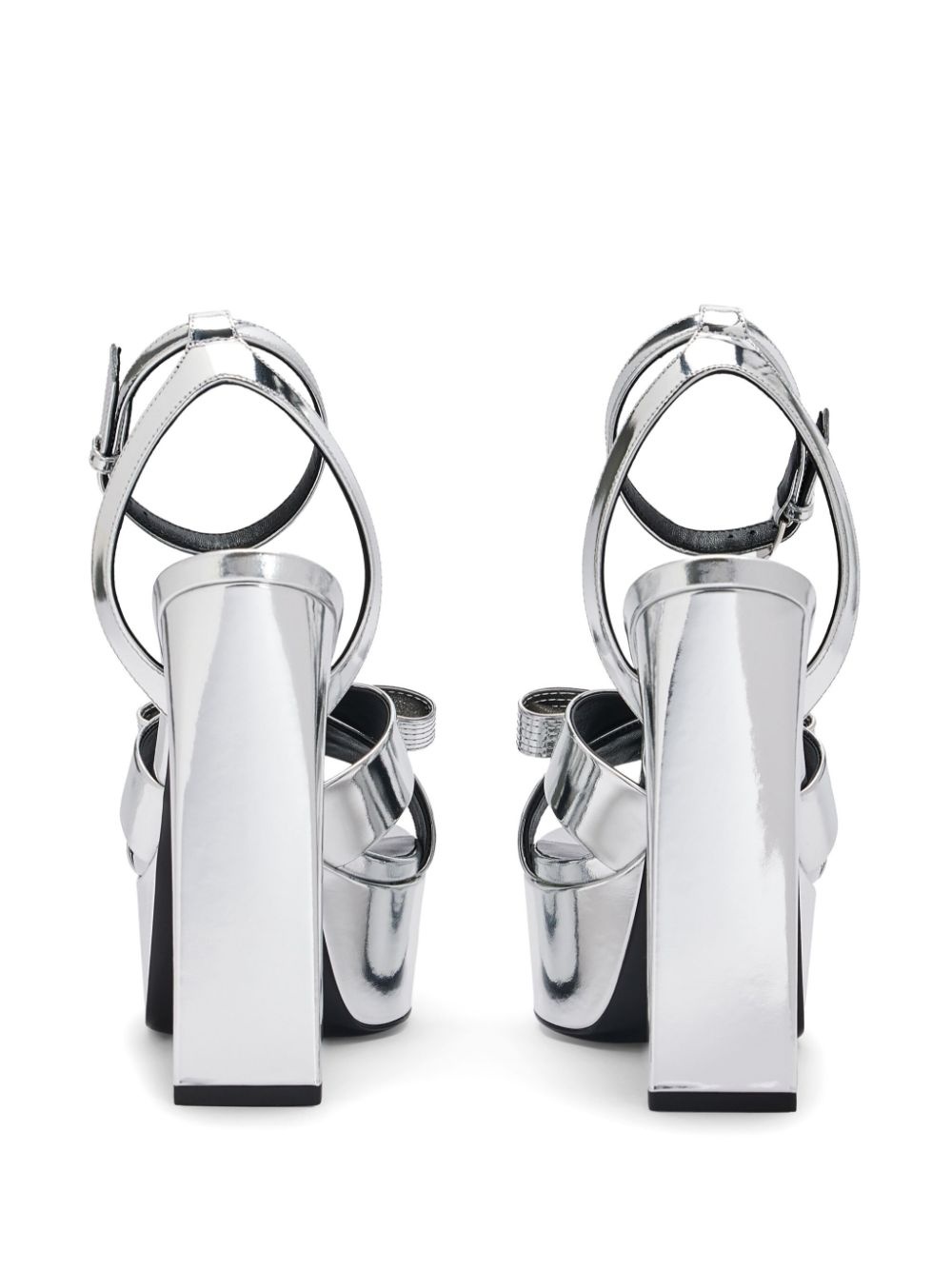 140mm Gianni Ribbon sandals - 3