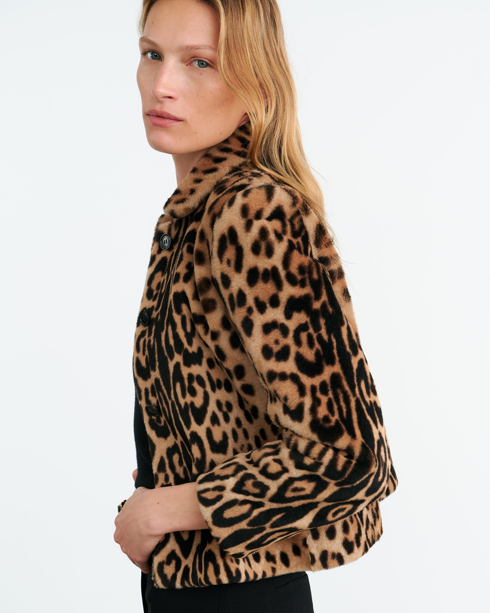 MONTMARTRE SHEARLING CROPPED JACKET - 3