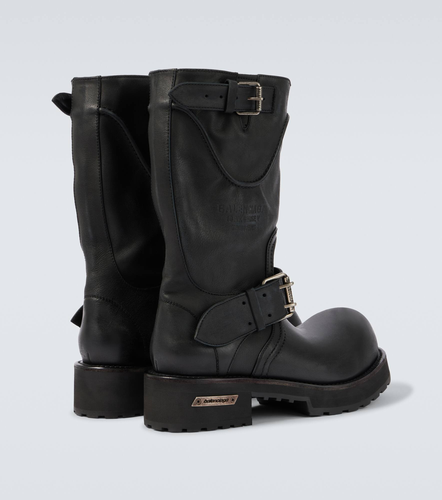 Venom leather biker boots - 6