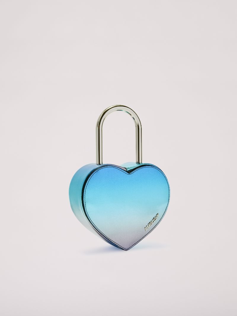 METAL HEART PADLOCK BAG - 4