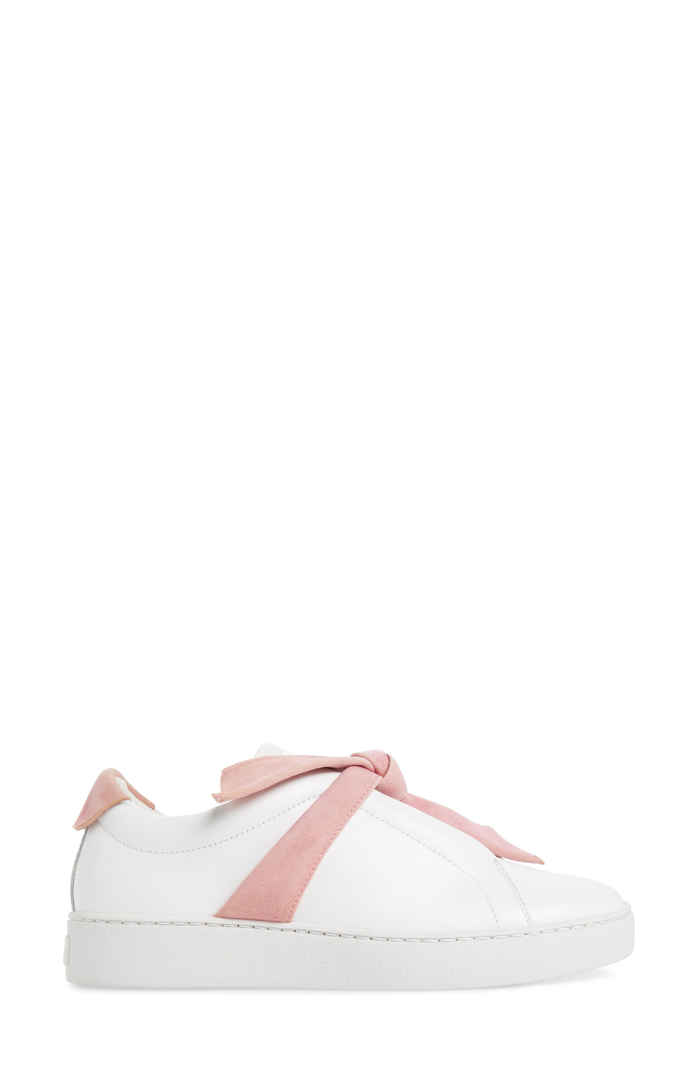 Alexandre Birman Clarita Bow Sneaker in Pink/White at Nordstrom - 3