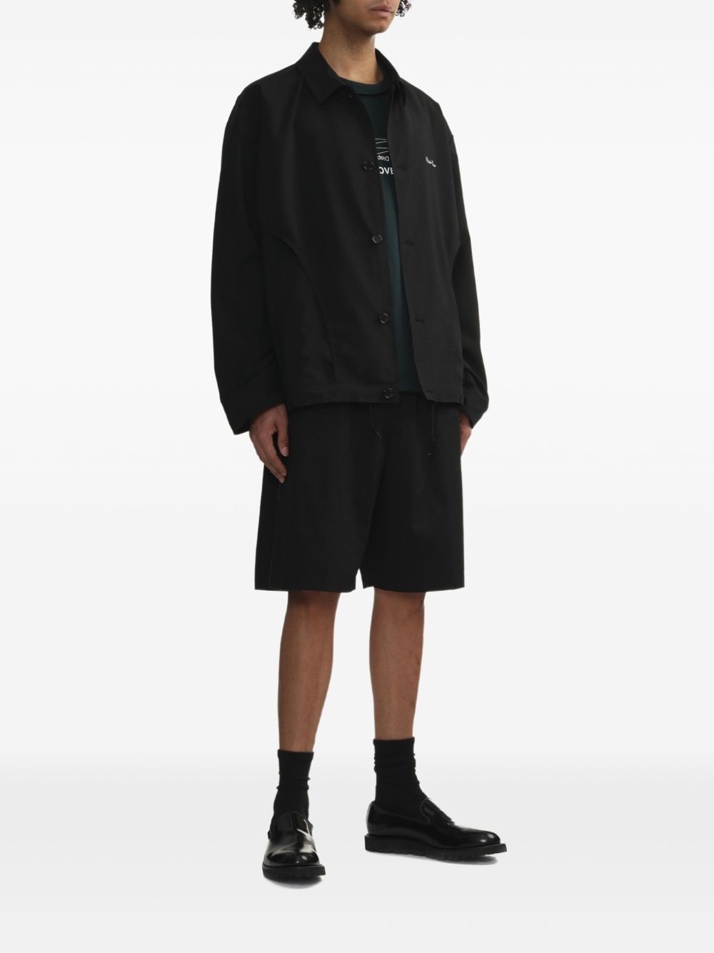logo-trim shorts - 2