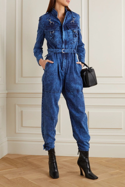 Stella McCartney Acid-wash denim jumpsuit outlook