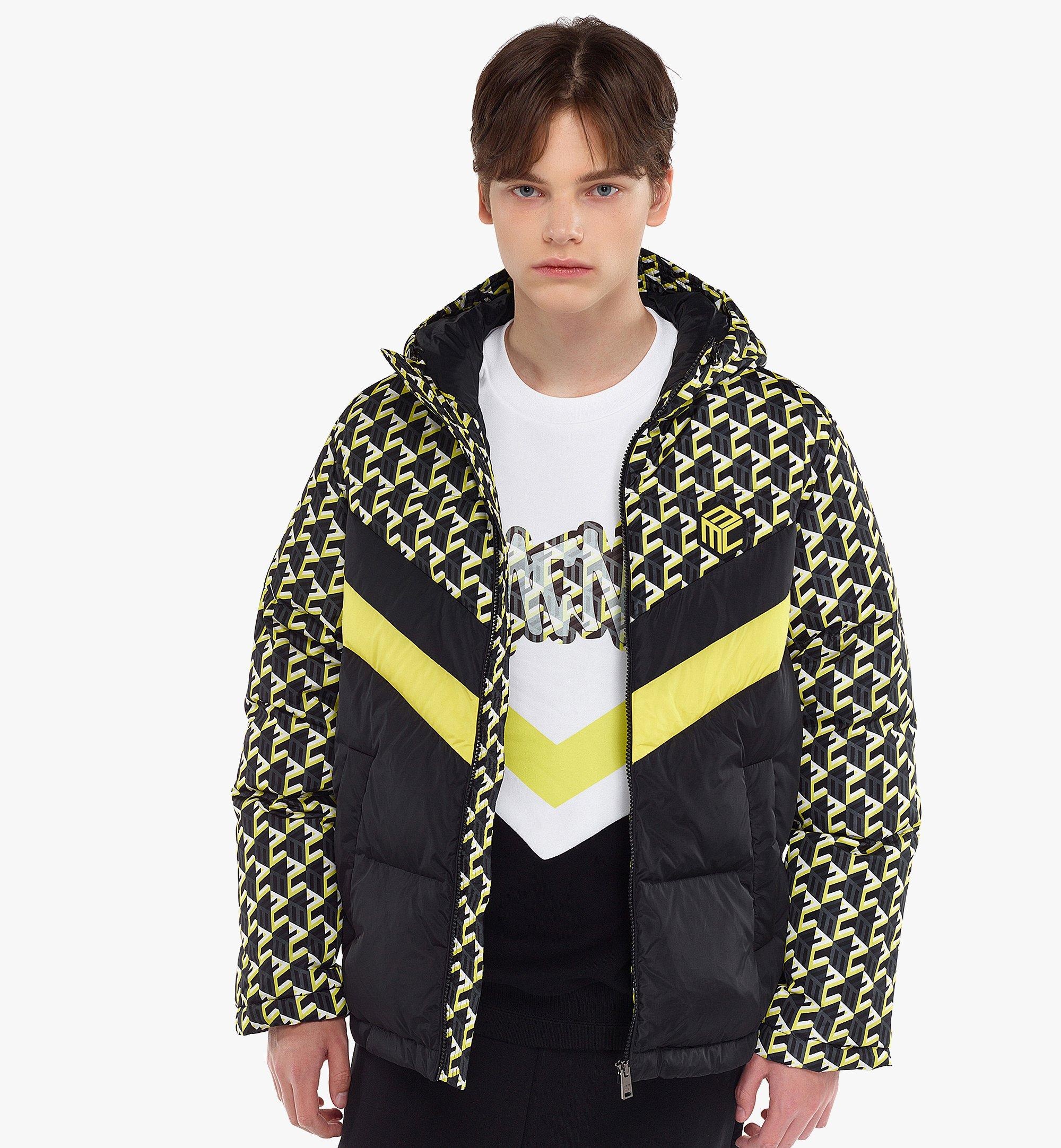 MCM Men's Monogram Print Puffer Vest