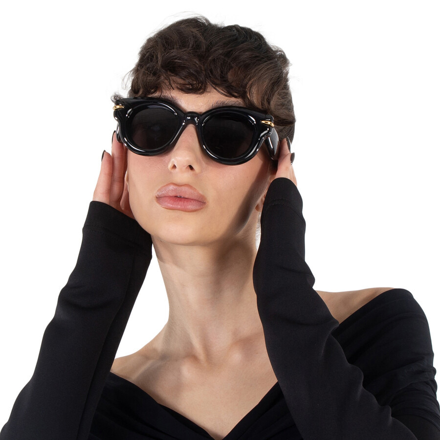 Loewe Grey Square Ladies Sunglasses LW40118I 01A 46 - 2