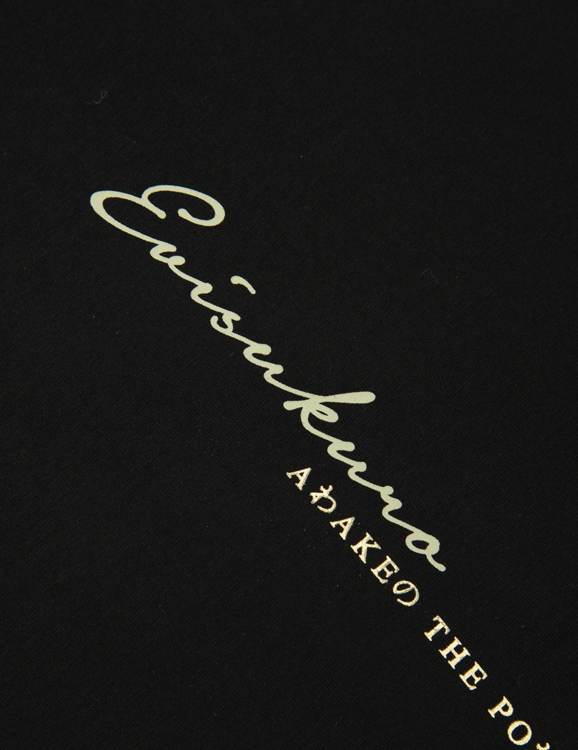 Multi Logo Foil Print Asymmetric T-Shirt - 12