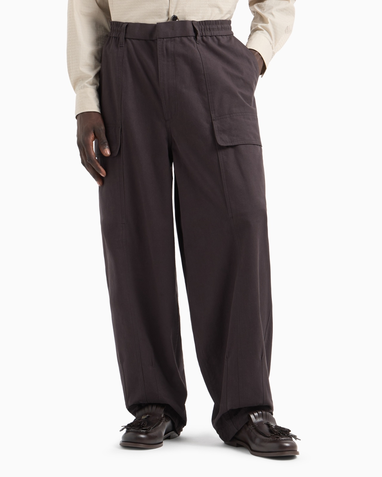 COTTON CARGO TROUSERS - 4