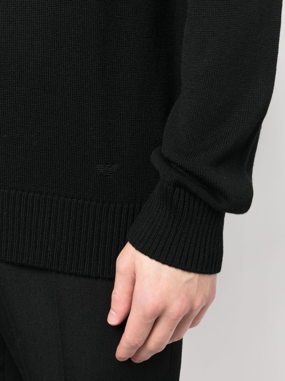 crew-neck wool jumper - 5