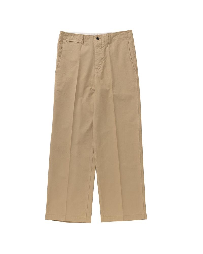 EX WIDE CHINO PANTS BEIGE - 1