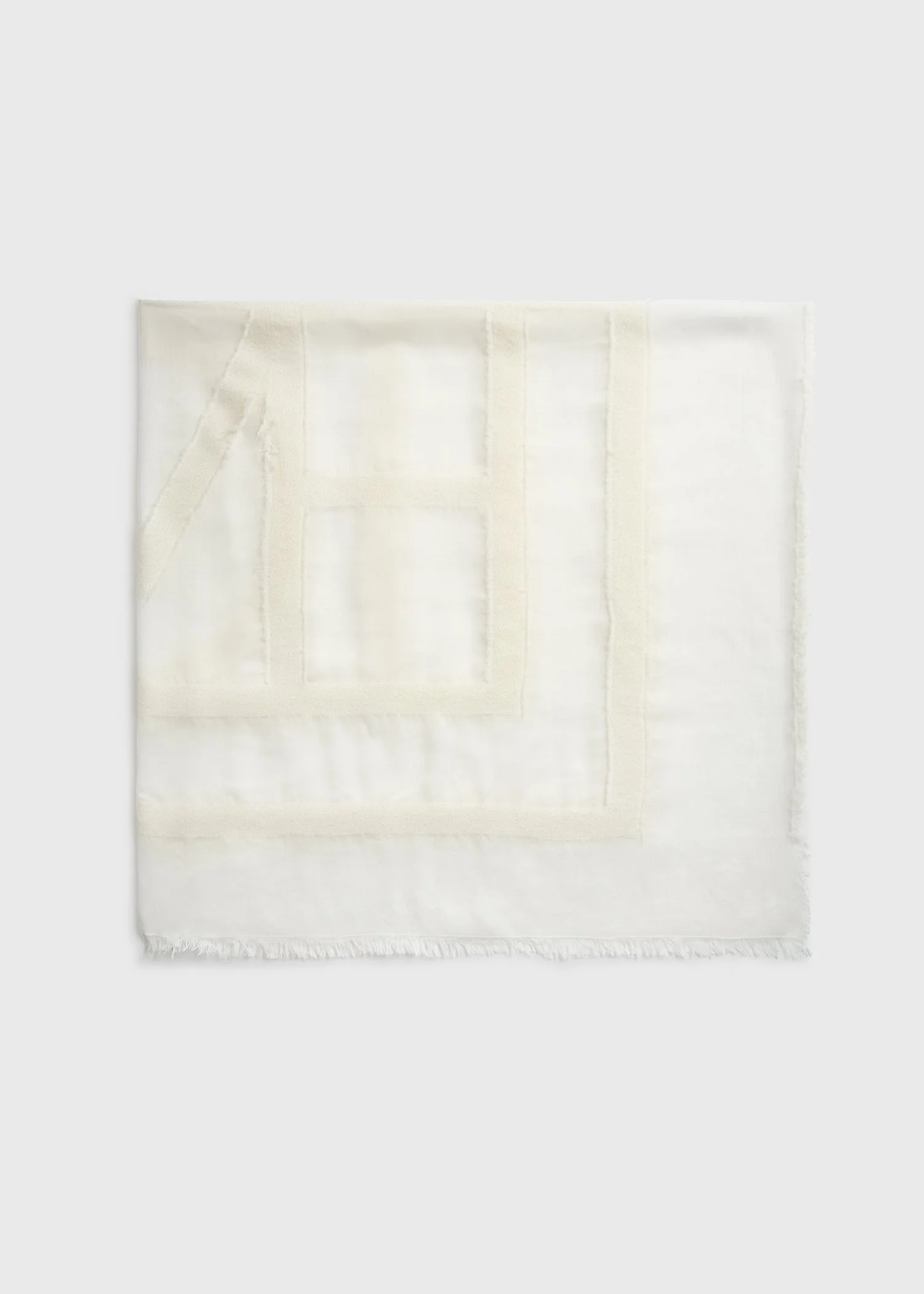 Fil coupé monogram sarong off-white - 1