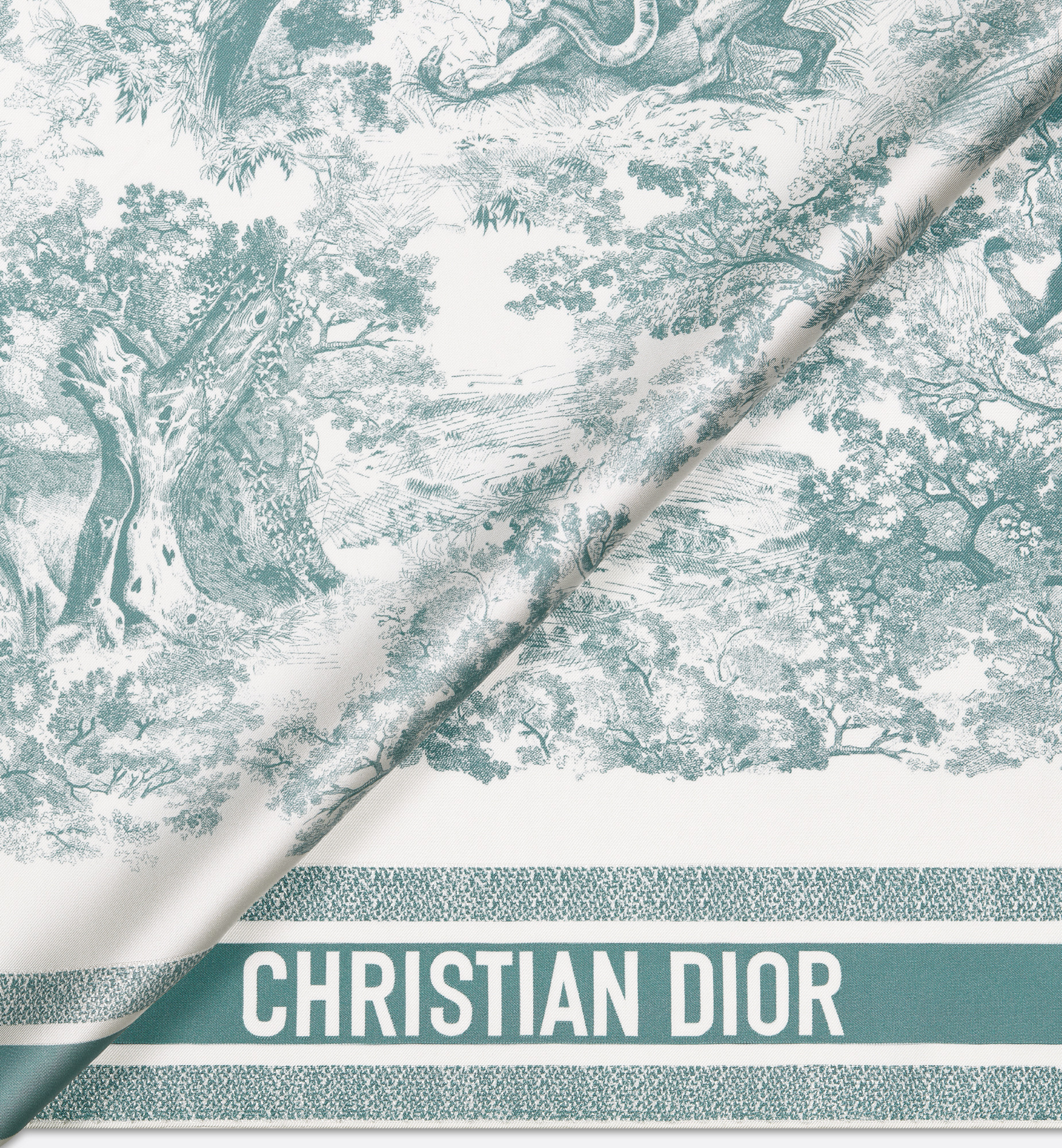 Dioriviera Toile de Jouy Sauvage 90 Square Scarf - 2