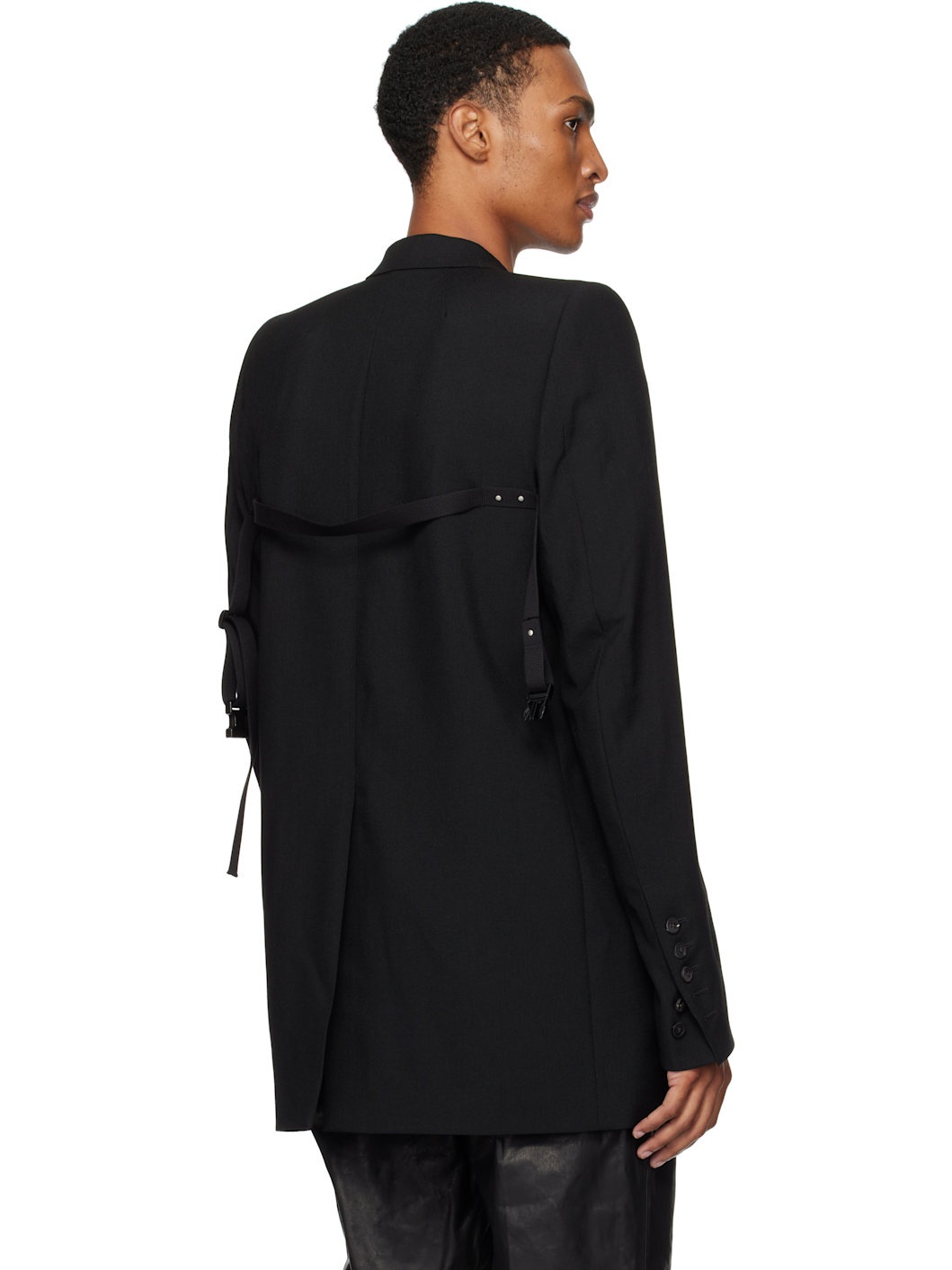 Black Concordians Dirt Tailored LS Blazer - 3
