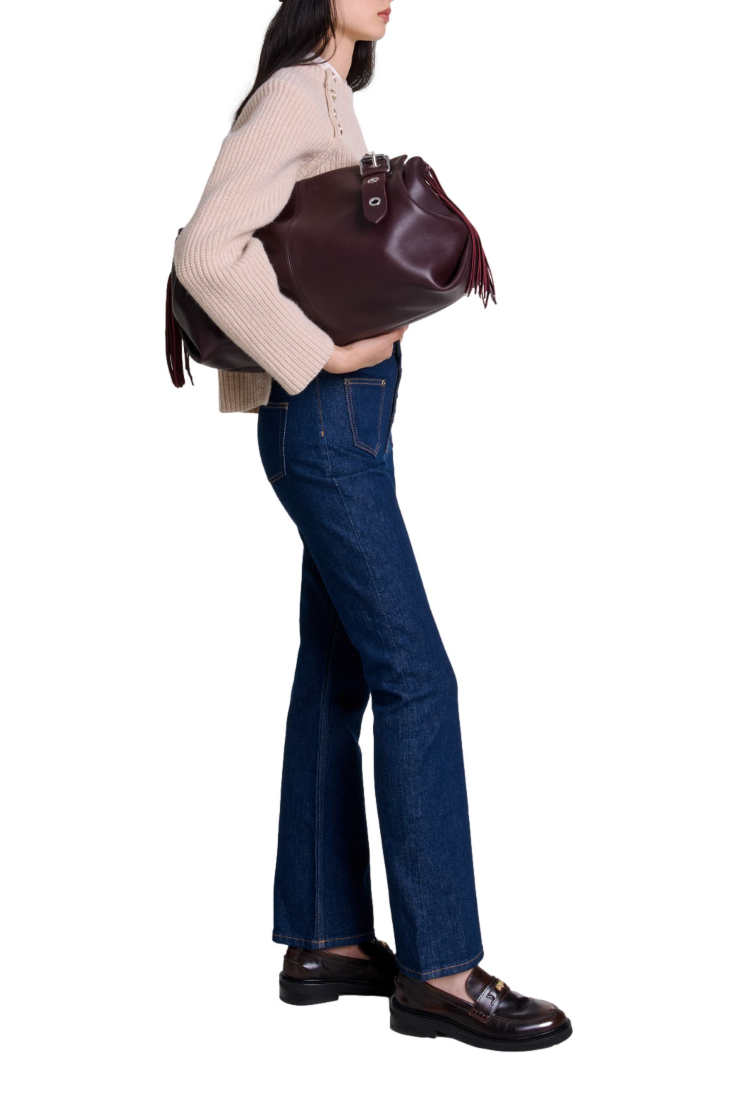 maje Denim jeans with pockets in Dark Blue at Nordstrom - 3