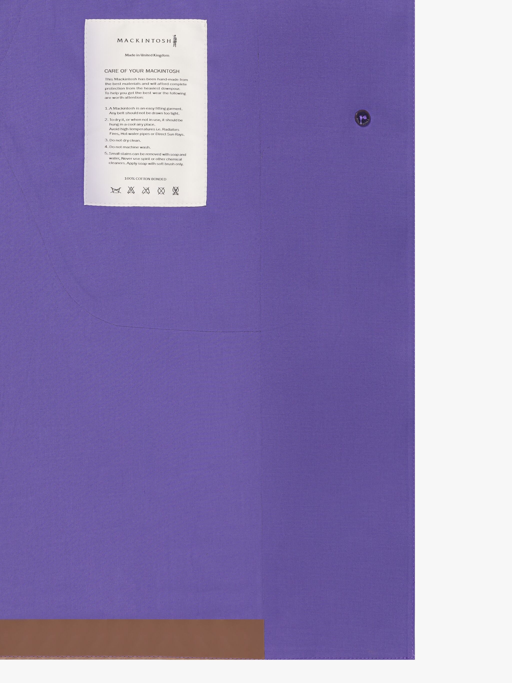 WATTEN PURPLE BONDED COTTON COAT - 6