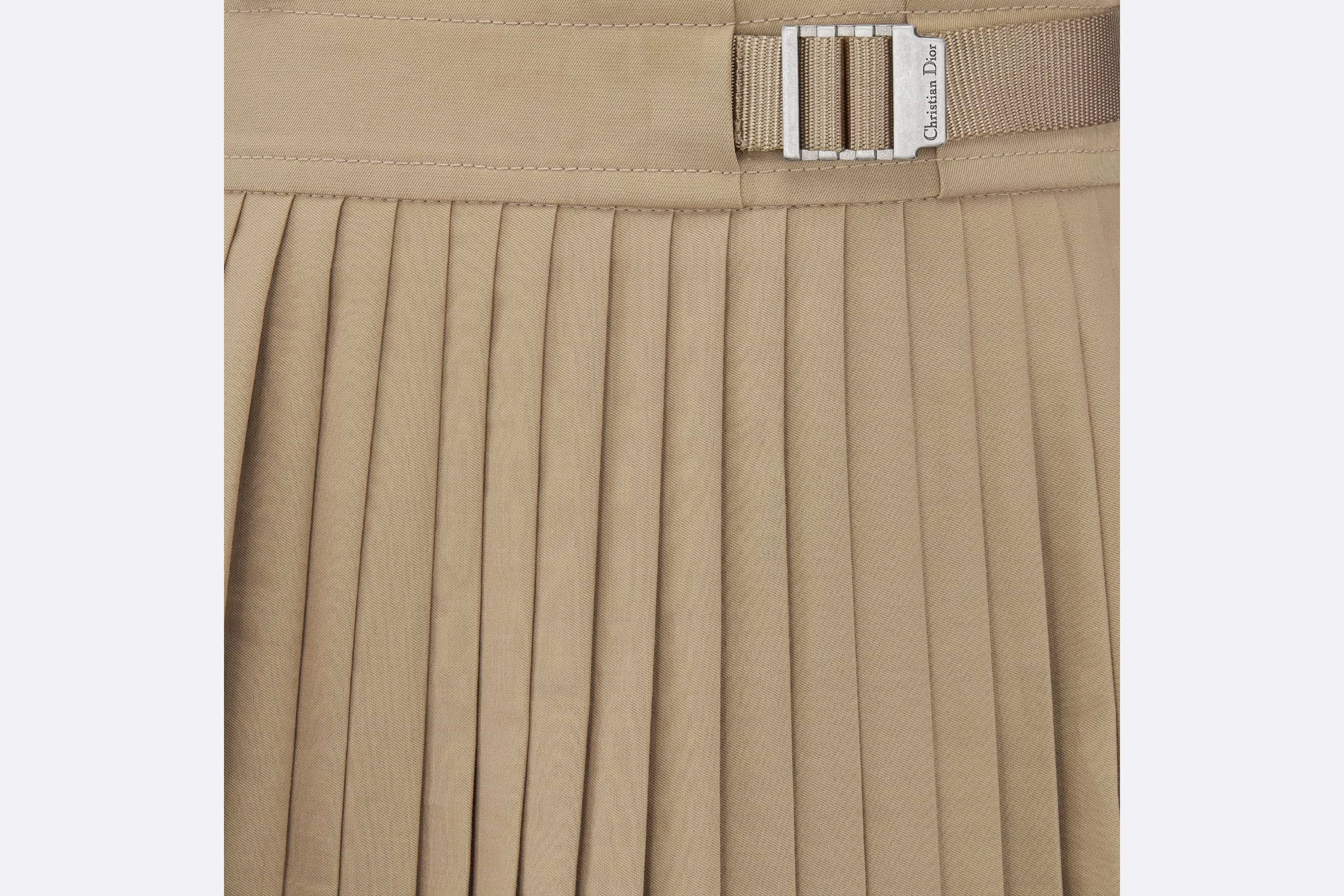 Pleated Mid-Length Skirt - 7