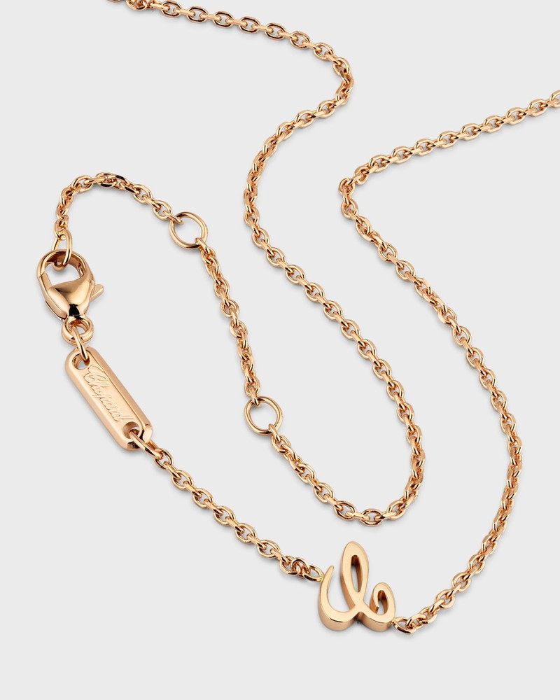 Happy Diamonds 18K Rose Gold Diamond Hamsa Pendant Necklace 4