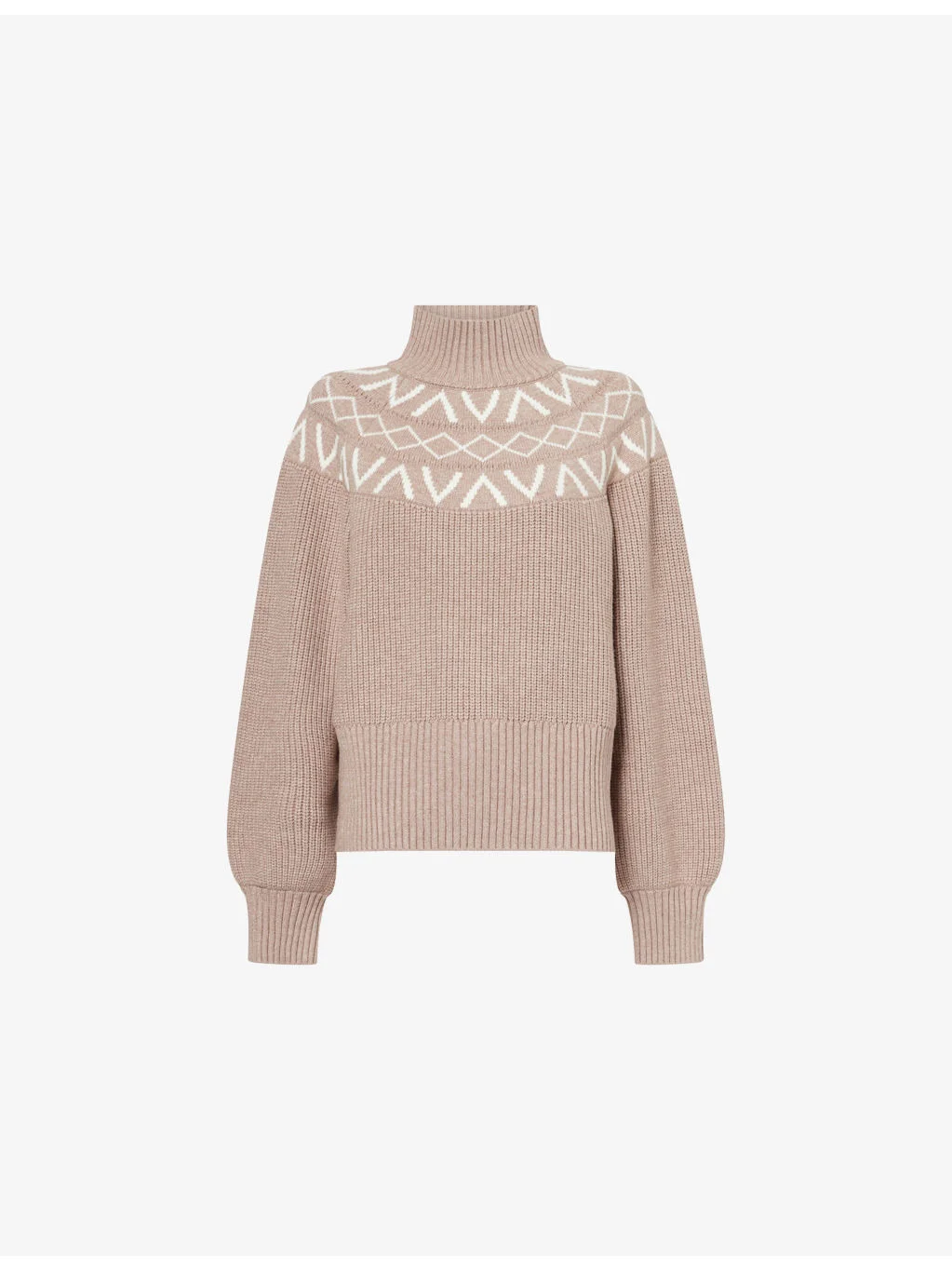 Marcie Fairisle Yoke Knitted Jumper - 1