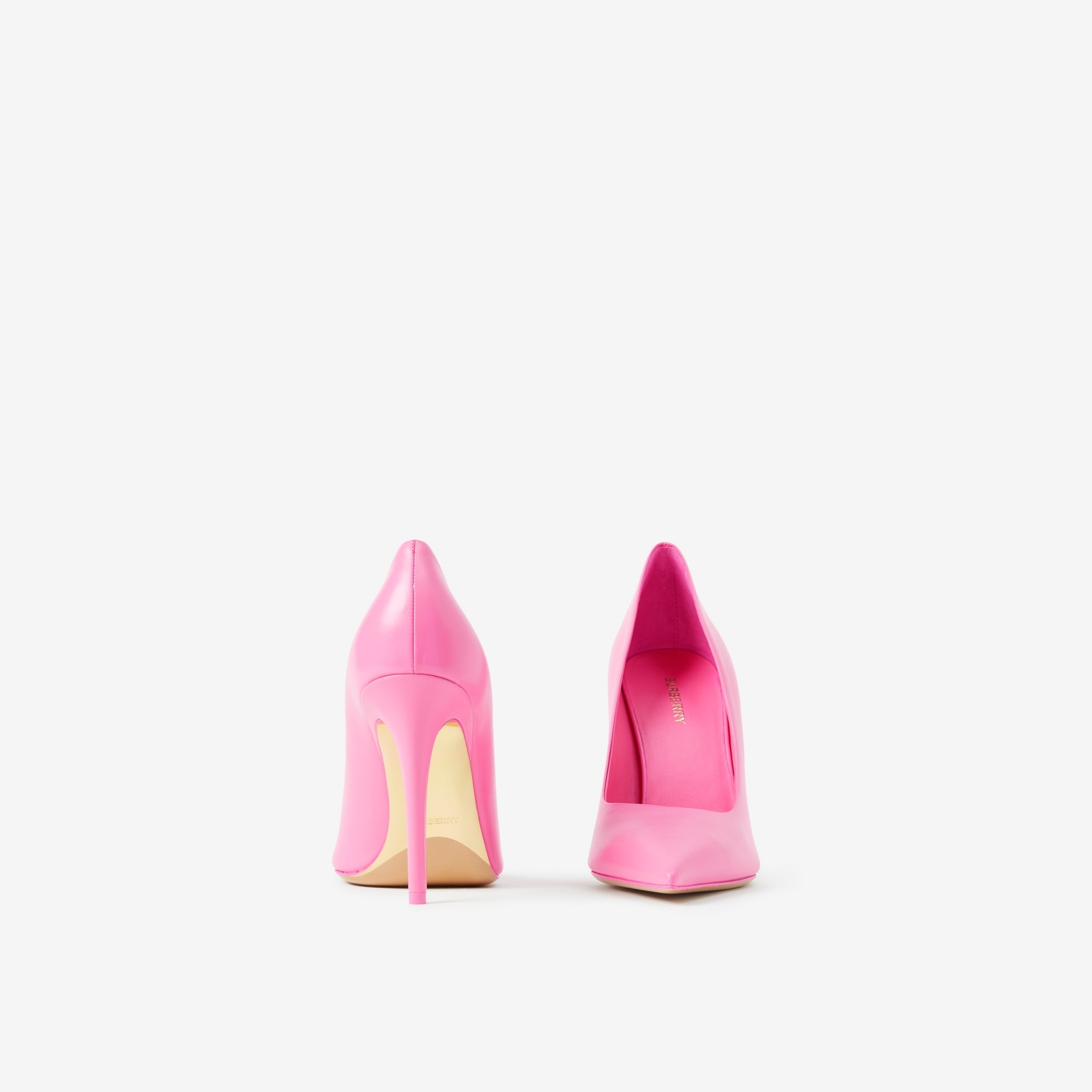 Leather Point-toe Pumps - 4