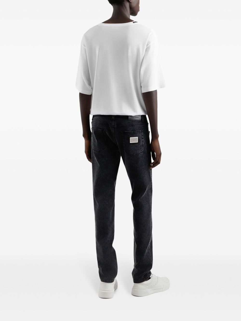 slim-cut jeans - 3