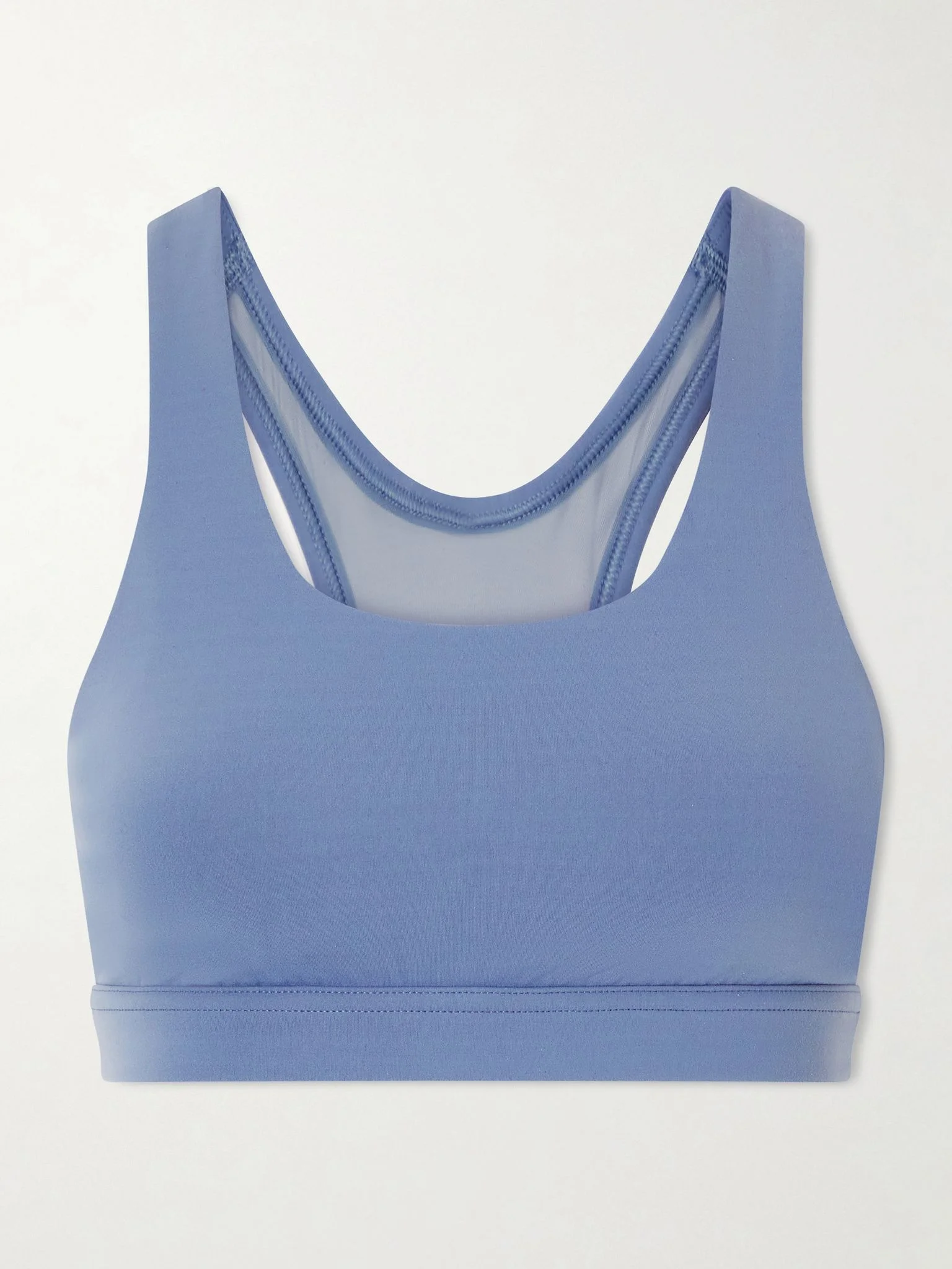 Wunder Train Mesh-Back Everlux™ Bra Medium Support, B/C Cup Blue - 1