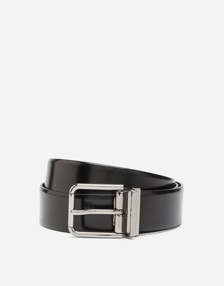 Brushed calfskin belt - 1