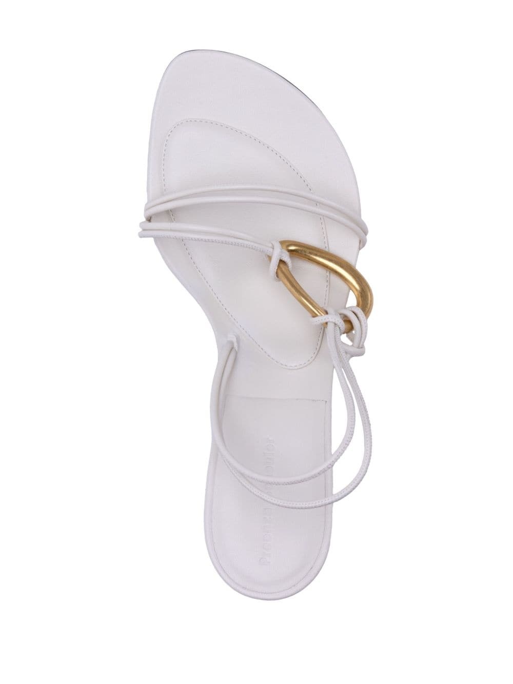 slingback leather sandals - 4