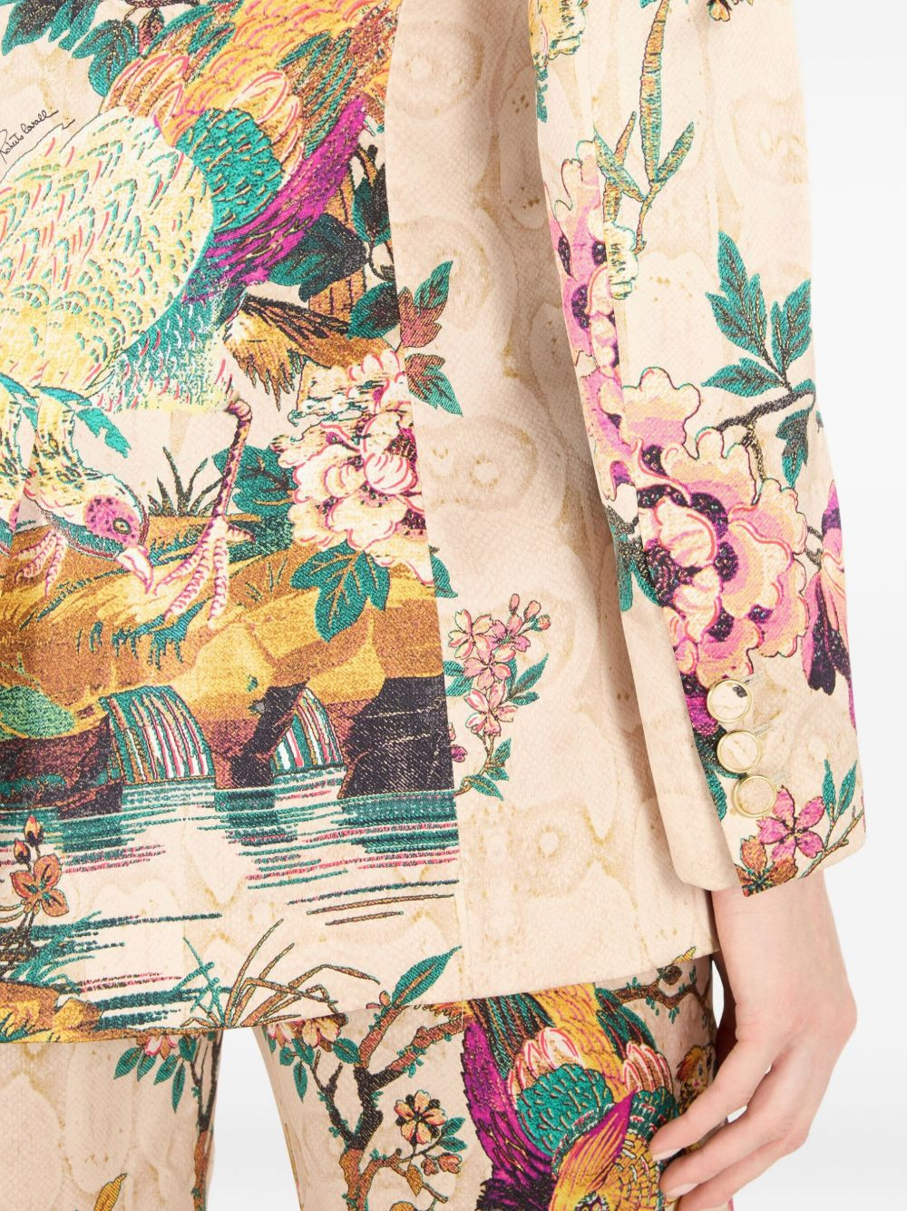 floral-print jacket - 5