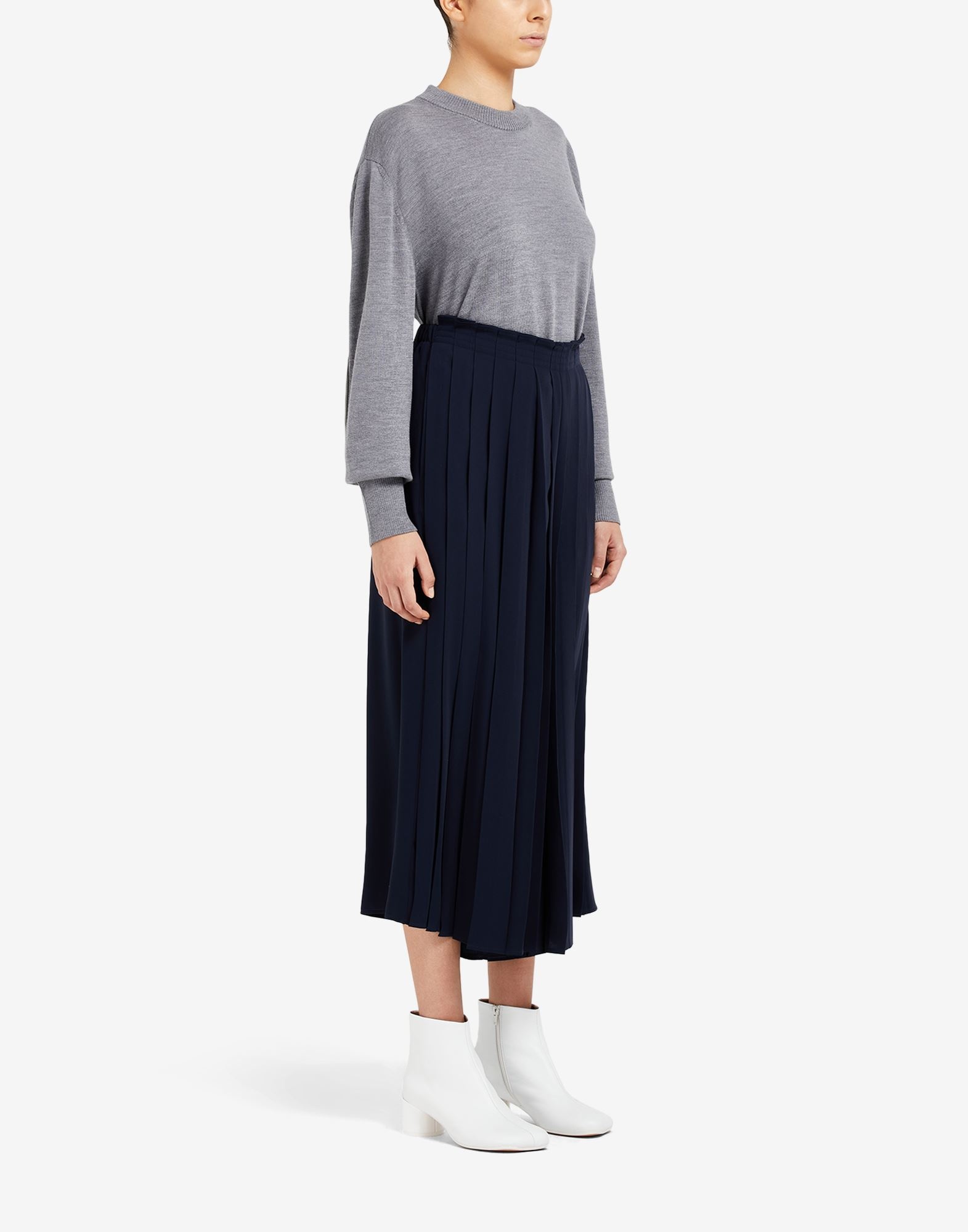 Knife-pleated culottes - 3