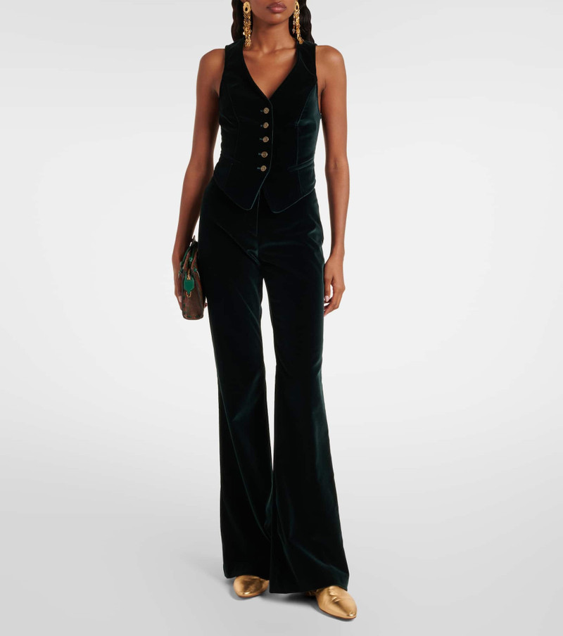 Etro Cotton velvet vest outlook