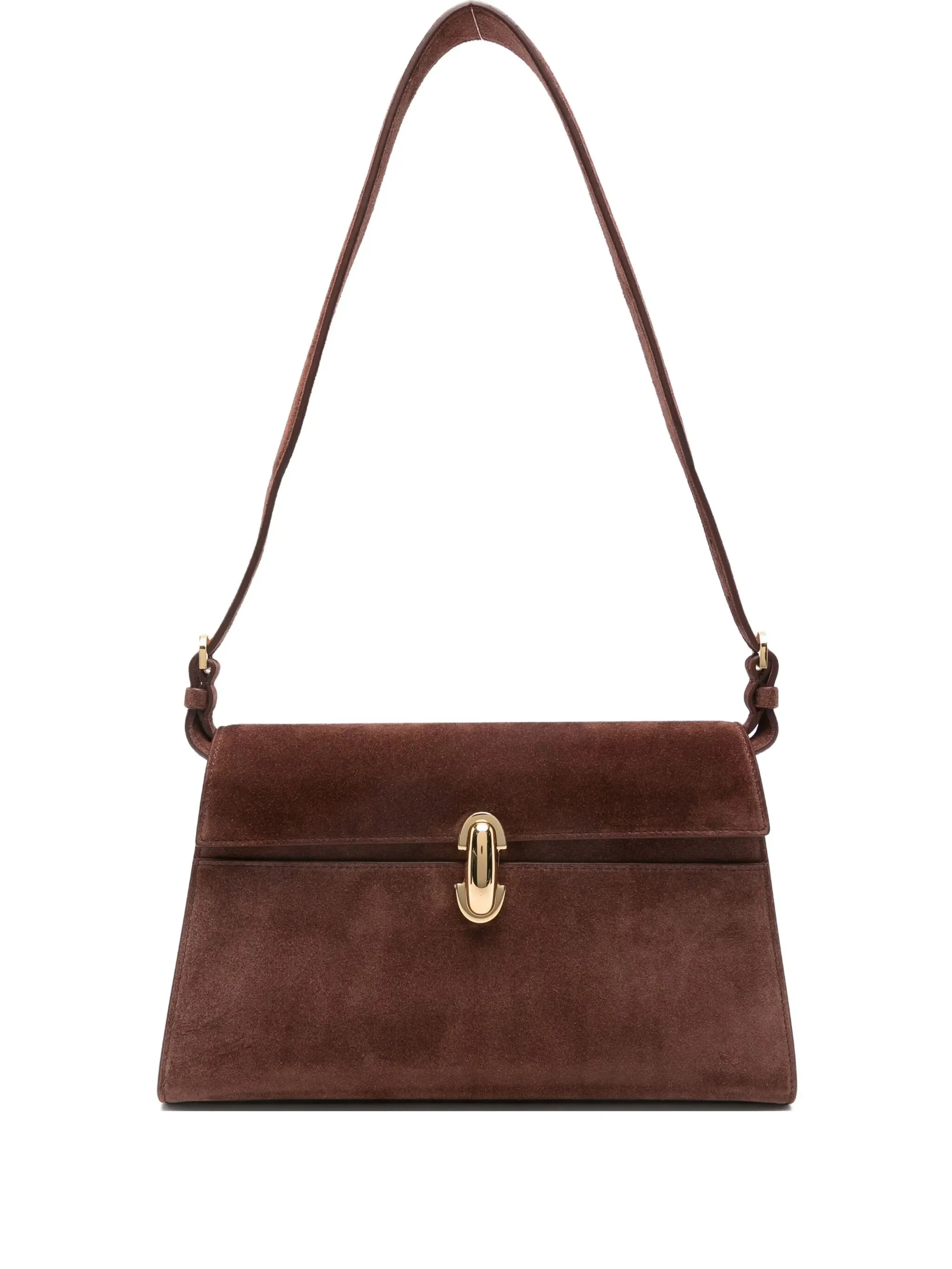 Savette Suede Clasp Shoulder Bag - 1