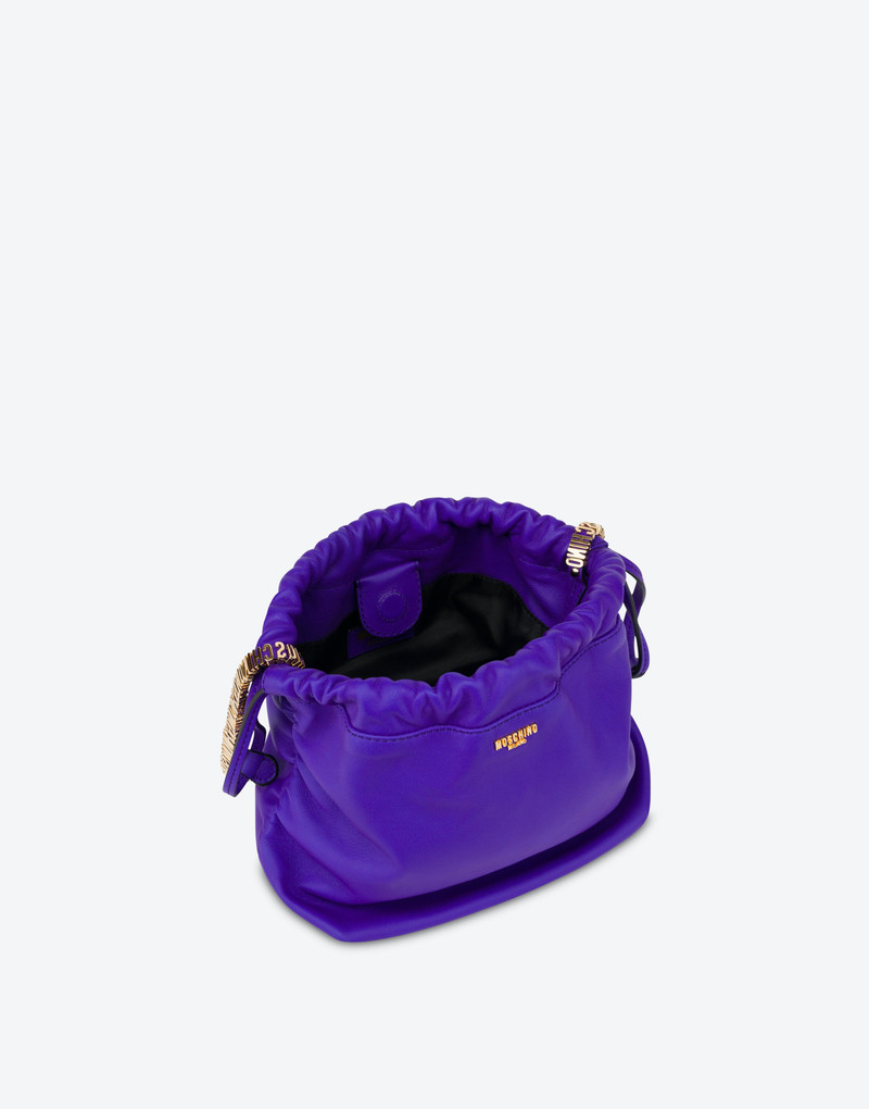 MINI LETTERING BUCKET BAG 3