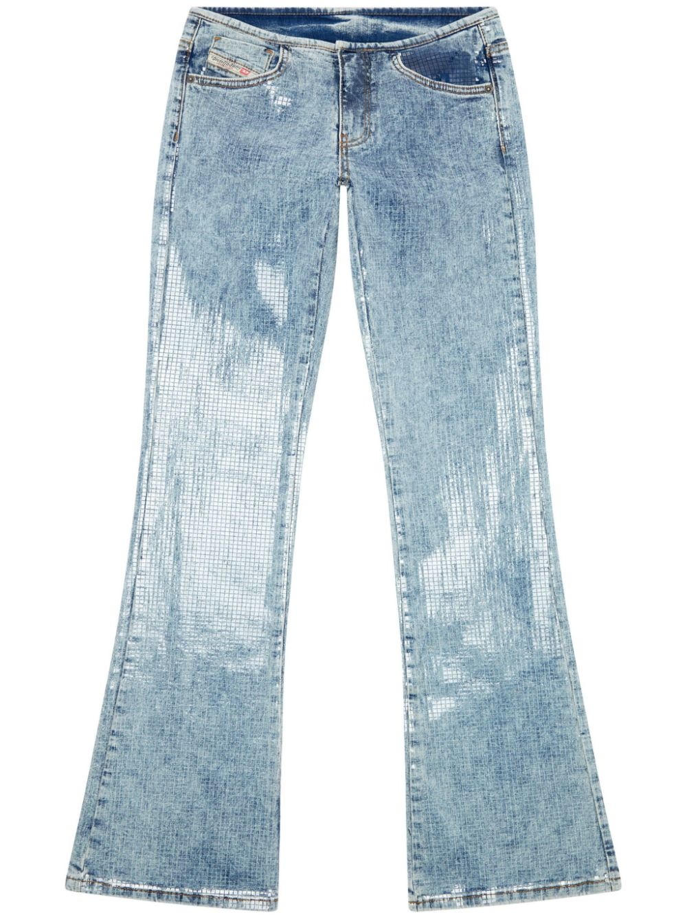 mid-rise flared jeans - 1