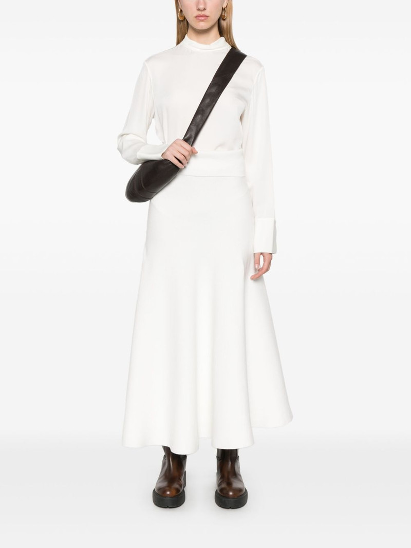 Theory scarf-detail silk blouse outlook