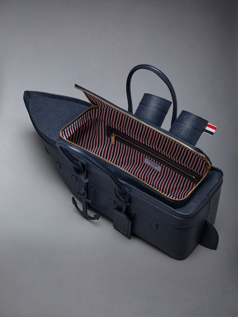 Pebble Grain Leather Cruise Liner Bag 5