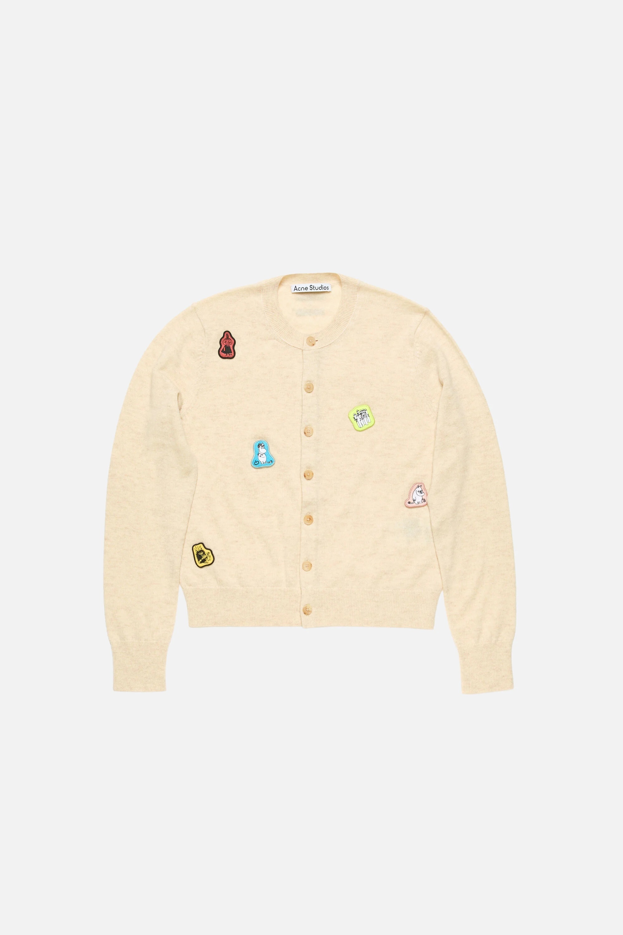 Cardigan Yak Wool - Acne Studios x Moomin - Oatmeal melange - 6