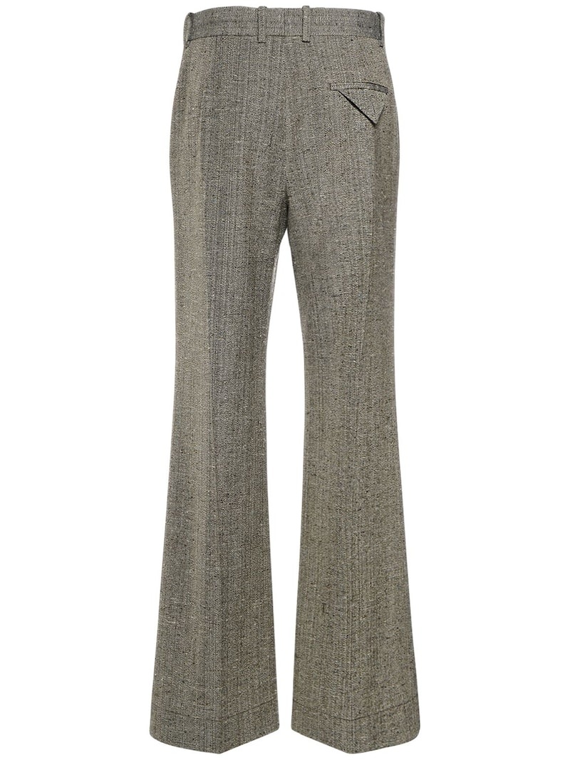 Bottega Veneta Flared silk & viscose pants | luisaviaroma