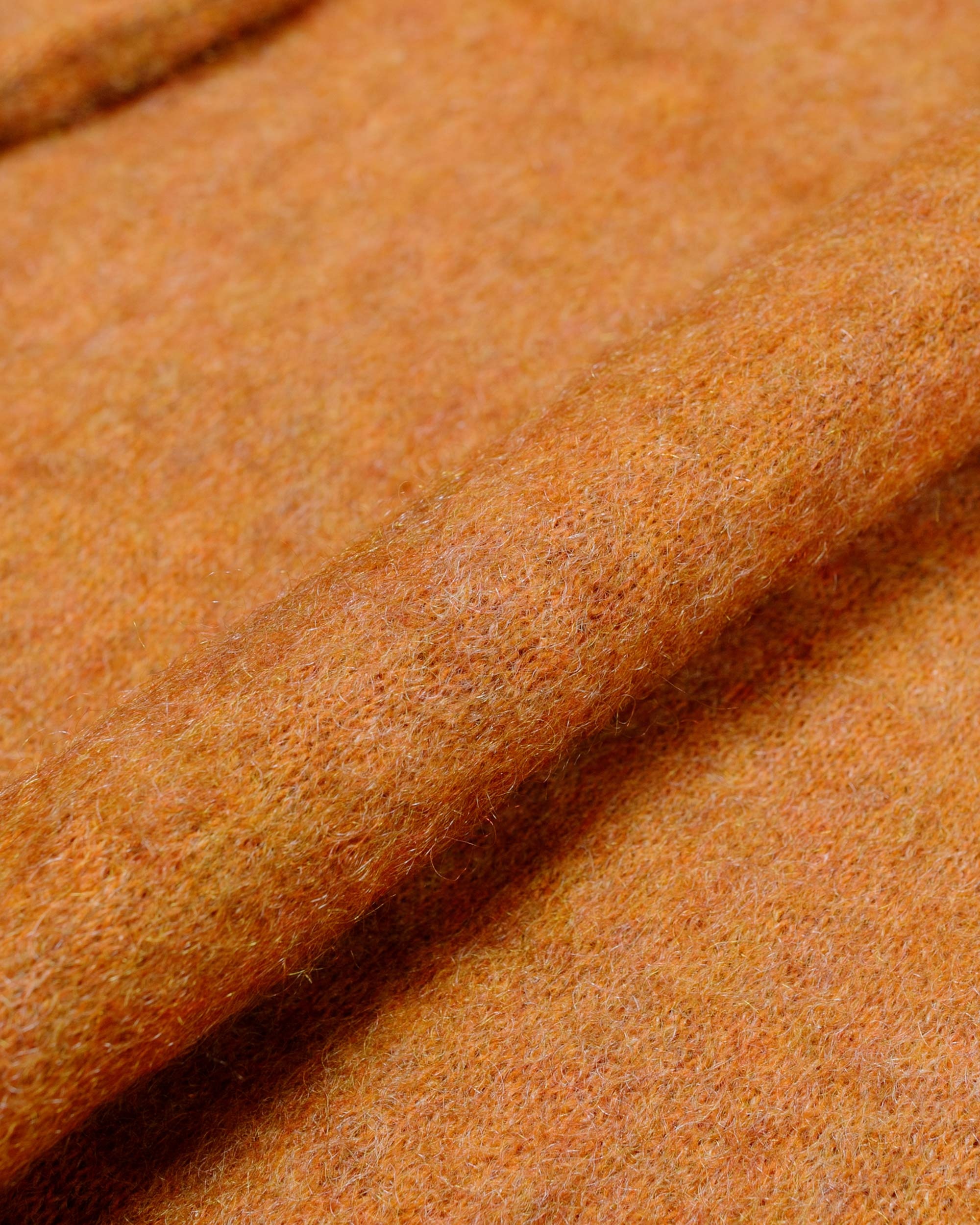 Cardigan Stretch Mohair Orange - 5
