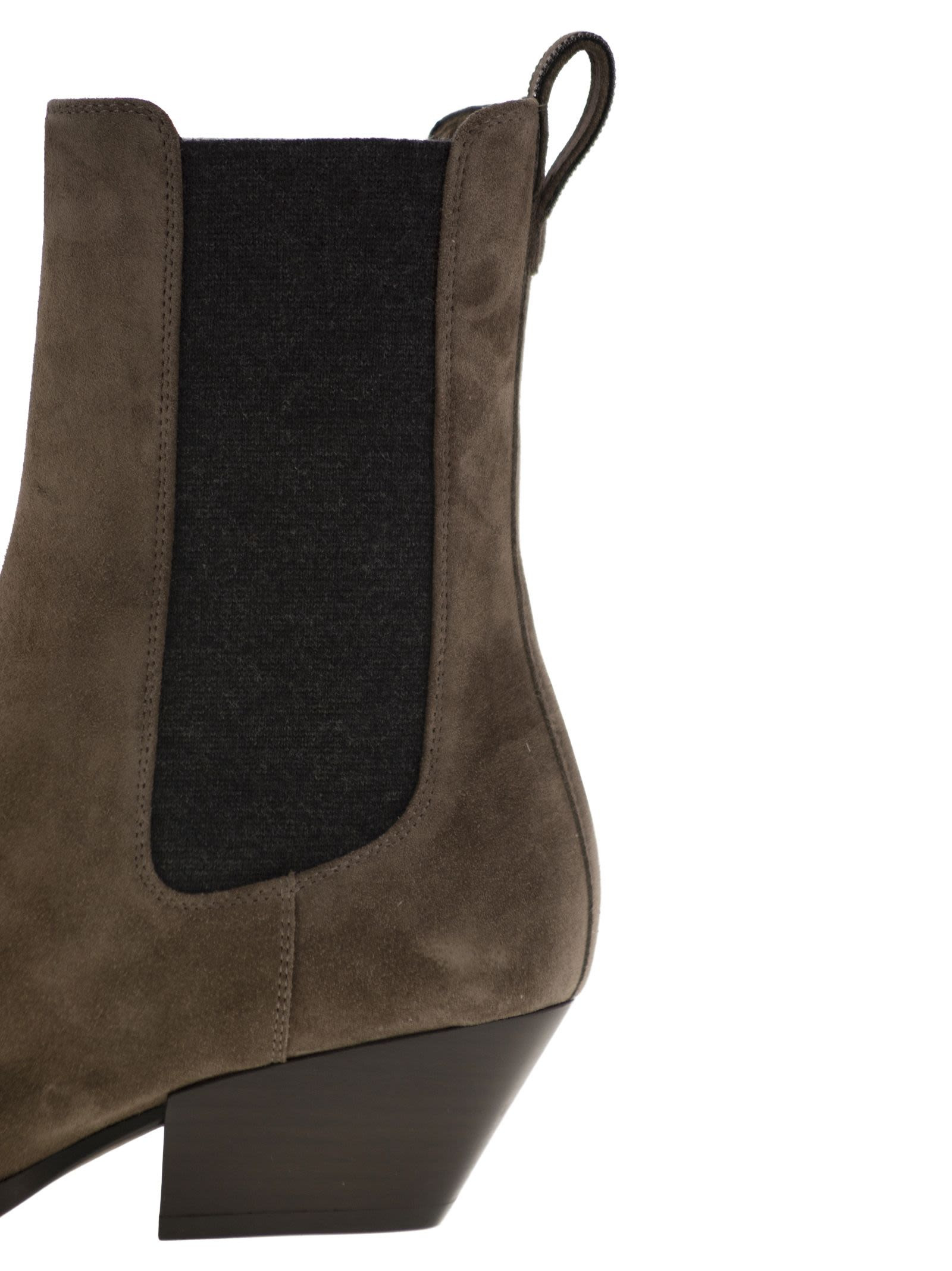 Brunello Cucinelli Women Texan Suede Ankle Boot - 7