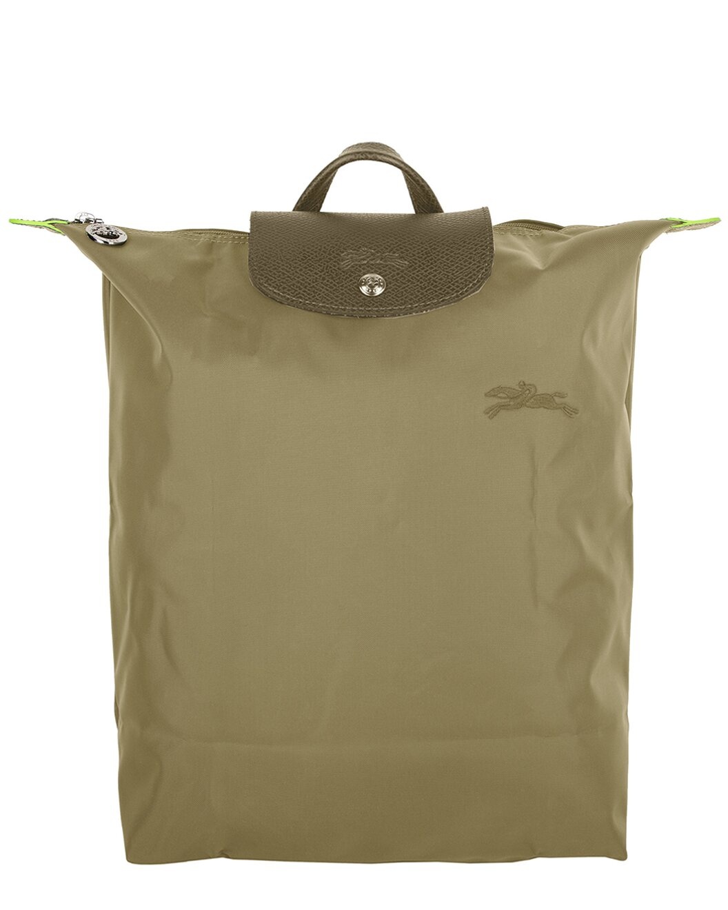 Longchamp Le Pliage Green Medium Canvas Backpack - 1
