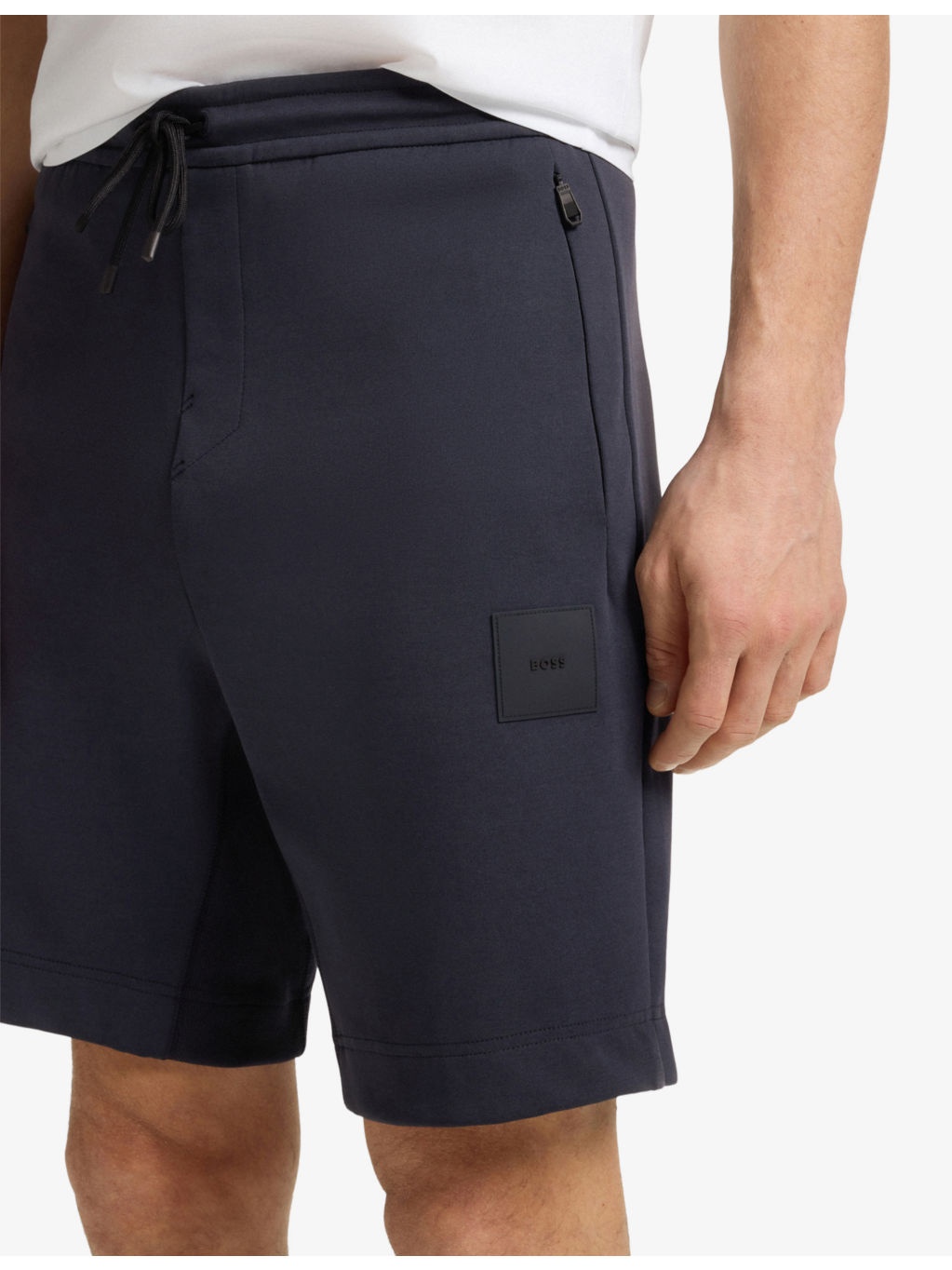 Brand-Patch Straight-Leg Cotton-Blend Shorts - 5