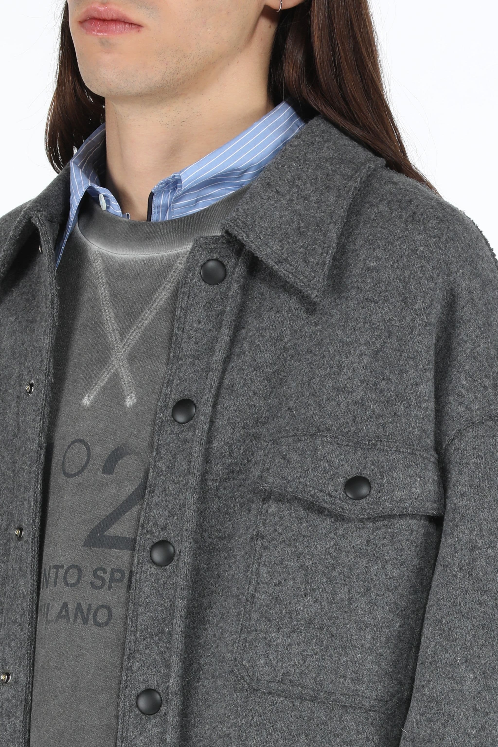 LOGO-PATCH JACKET - 5