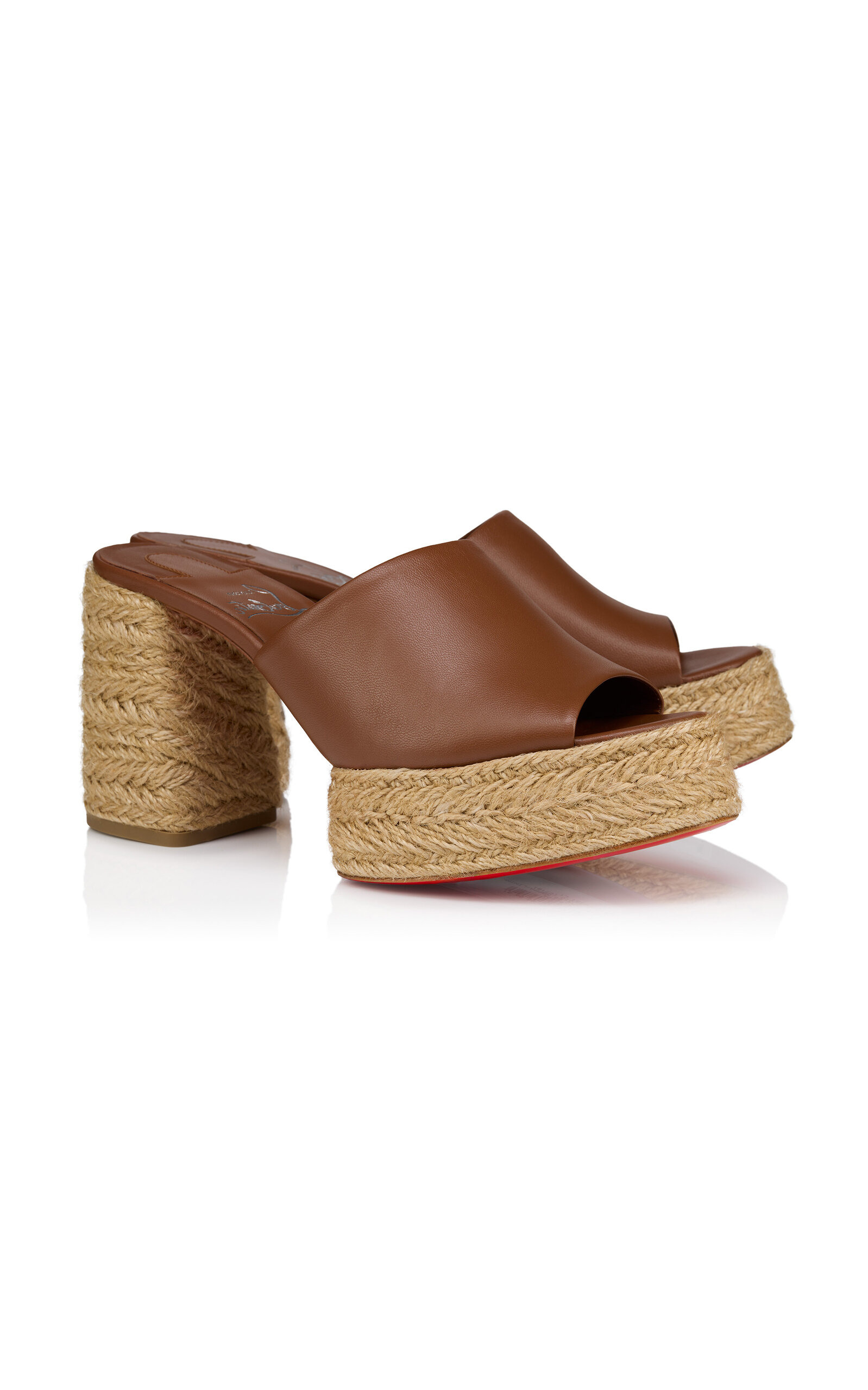 Calakala 85mm Leather Platform Mules tan - 3