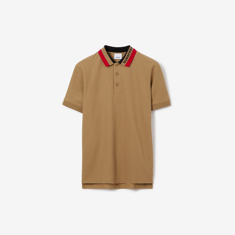 Logo Detail Cotton Piqué Polo Shirt 1